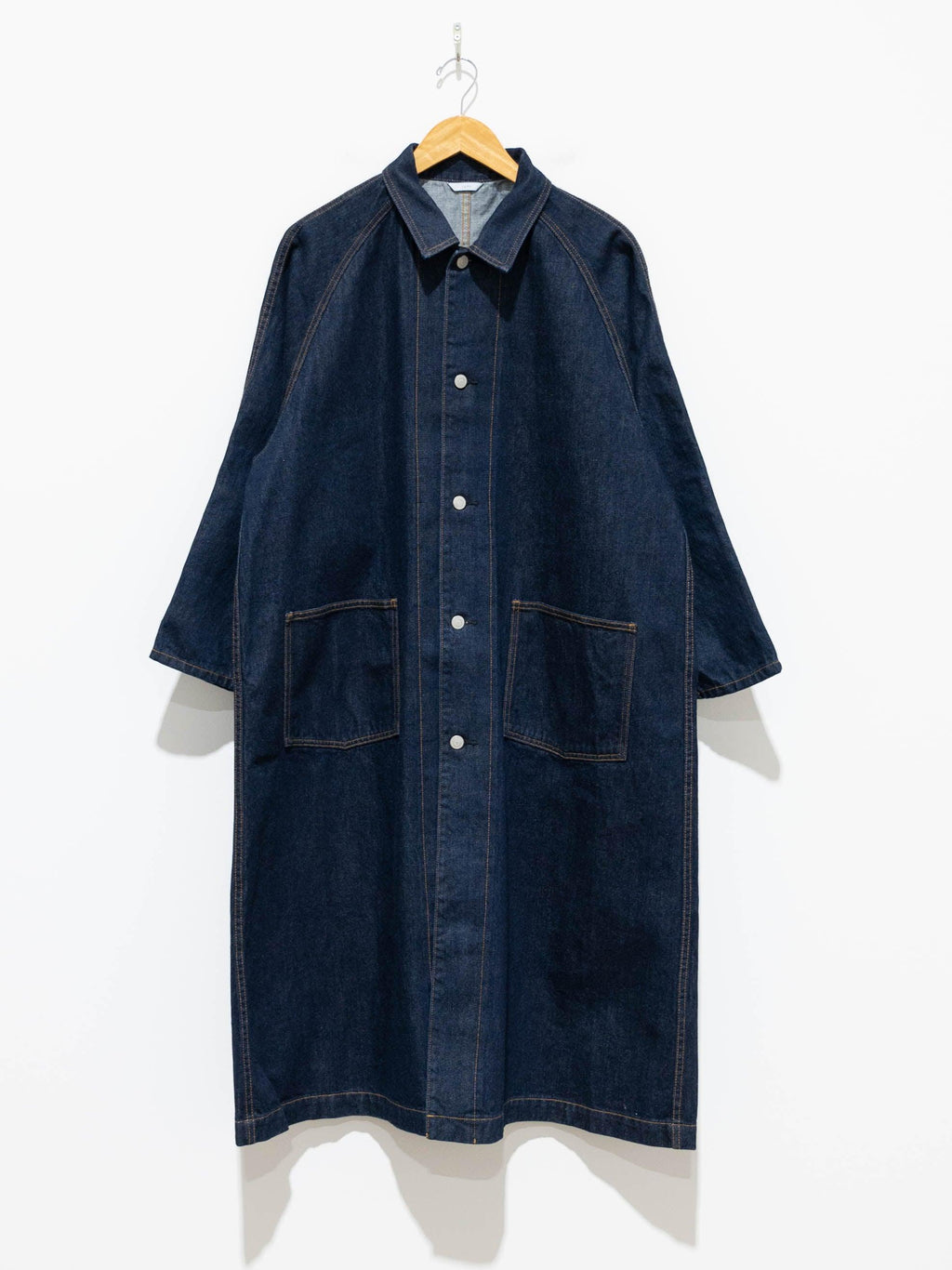 Namu Shop - Ichi Antiquites Denim Coat - Indigo Dark