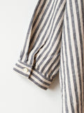 Namu Shop - Ichi Antiquites Li/Co BD Shirt - Small Stripe