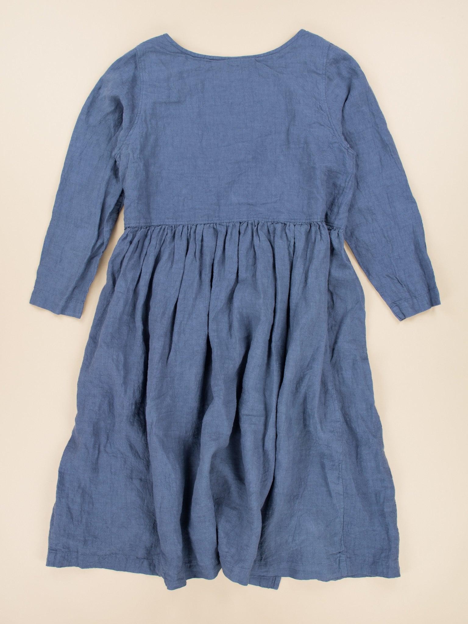 Namu Shop - Ichi Antiquites Linen Cache-Couer Dress