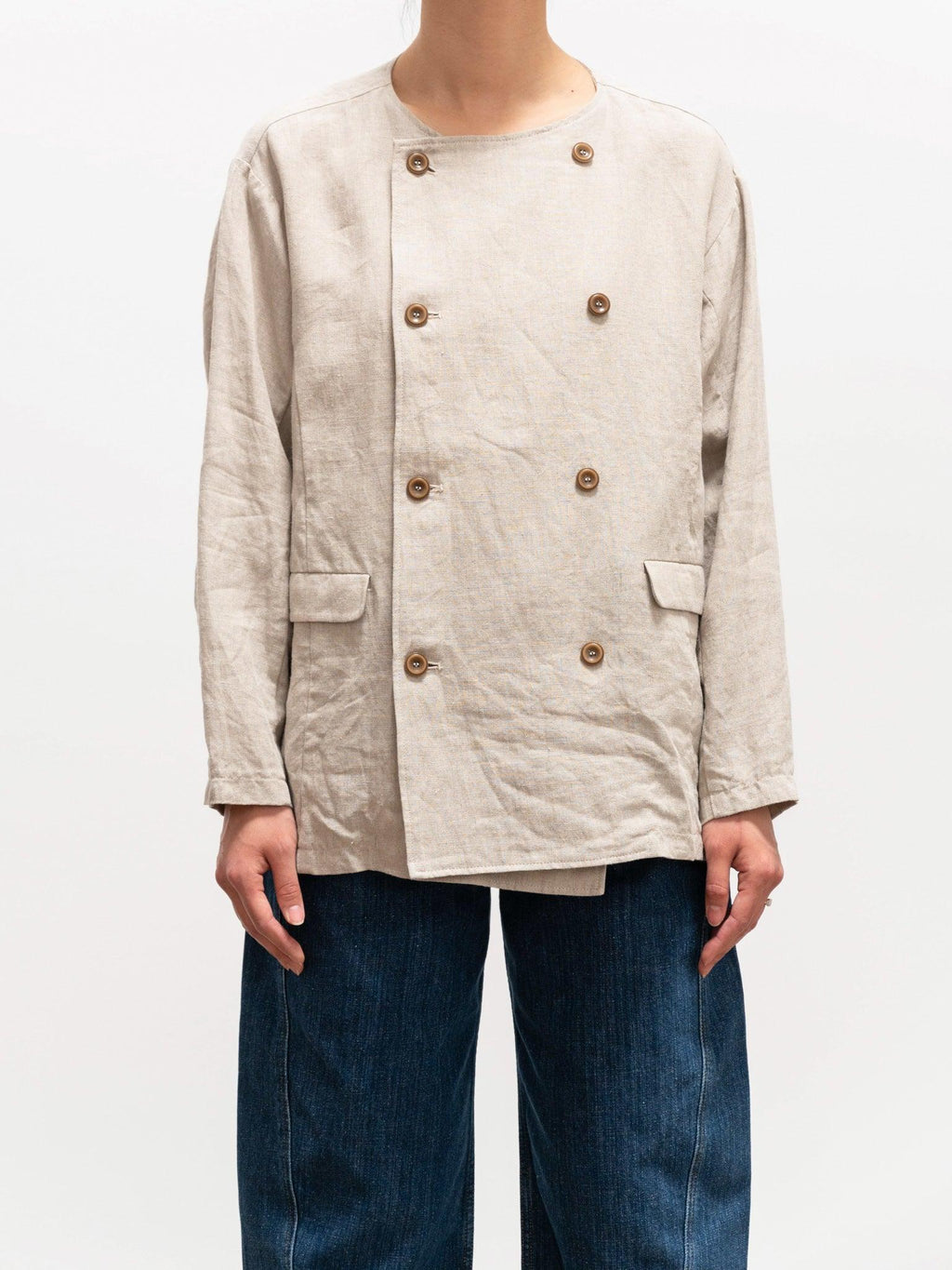 Namu Shop - Ichi Antiquites Linen Canvas Jacket