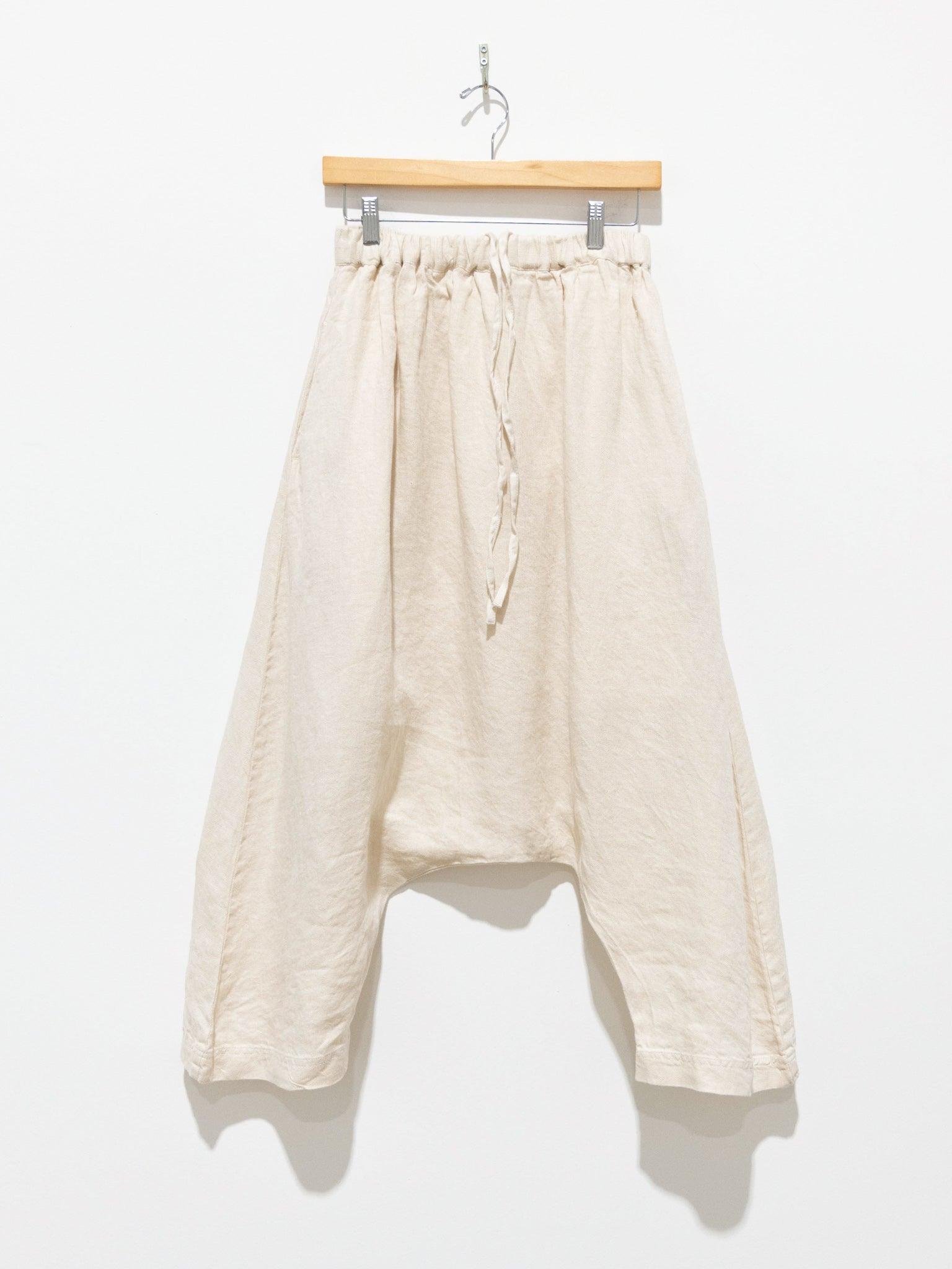 デパート 送料無料 Denim Linen Antiquites Ichi - Shop Namu Sarouel Natural - Pants パンツ