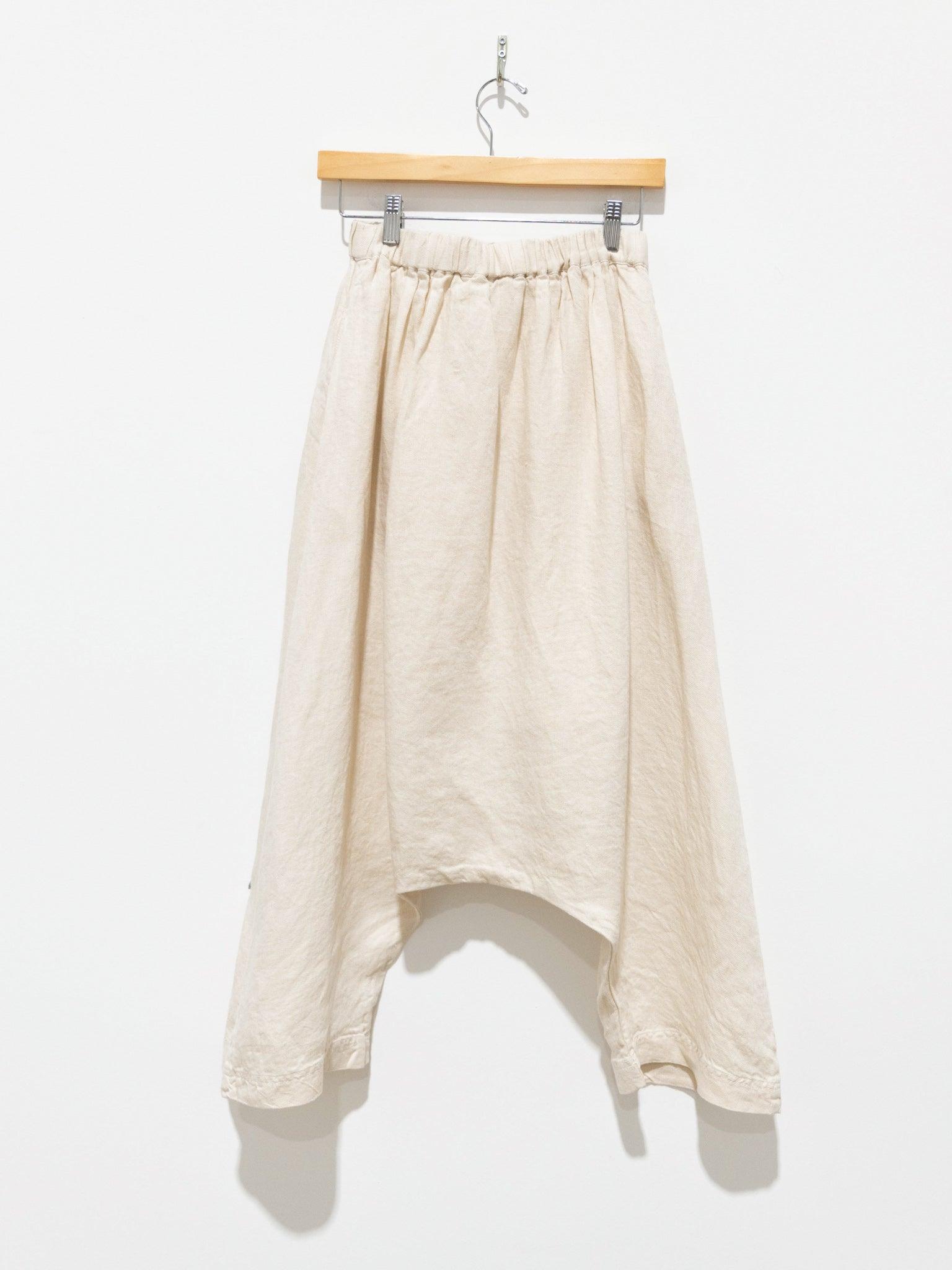 Namu Shop - Ichi Antiquites Linen Denim Sarouel Pants - Natural