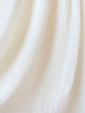 Namu Shop - Ichi Antiquites Linen Dobby AZUMADAKI Dress - White