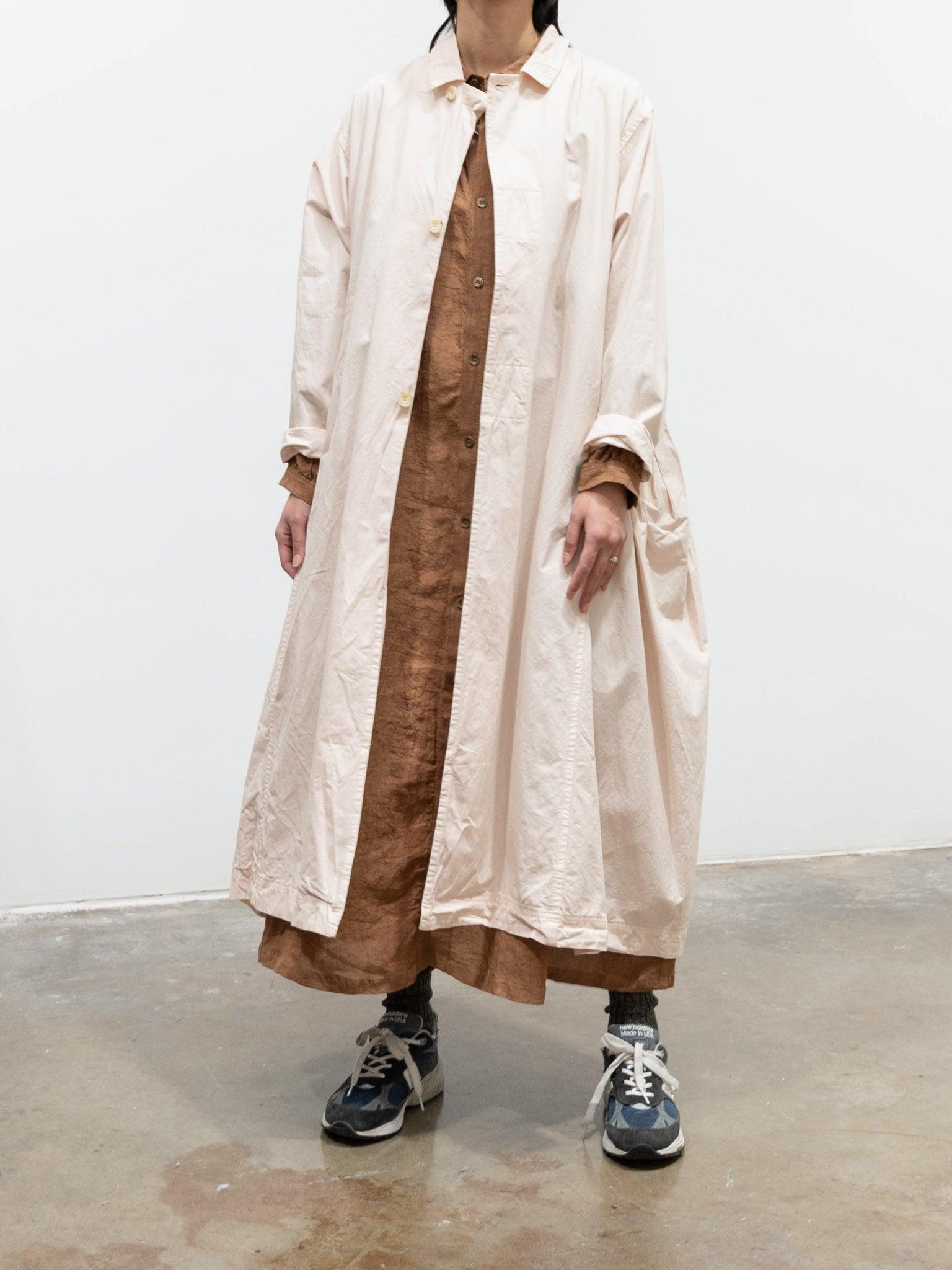 Namu Shop - Ichi Antiquites Linen Dress - Persimmon
