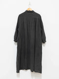 Namu Shop - Ichi Antiquites Linen Dress - SUMI Dark