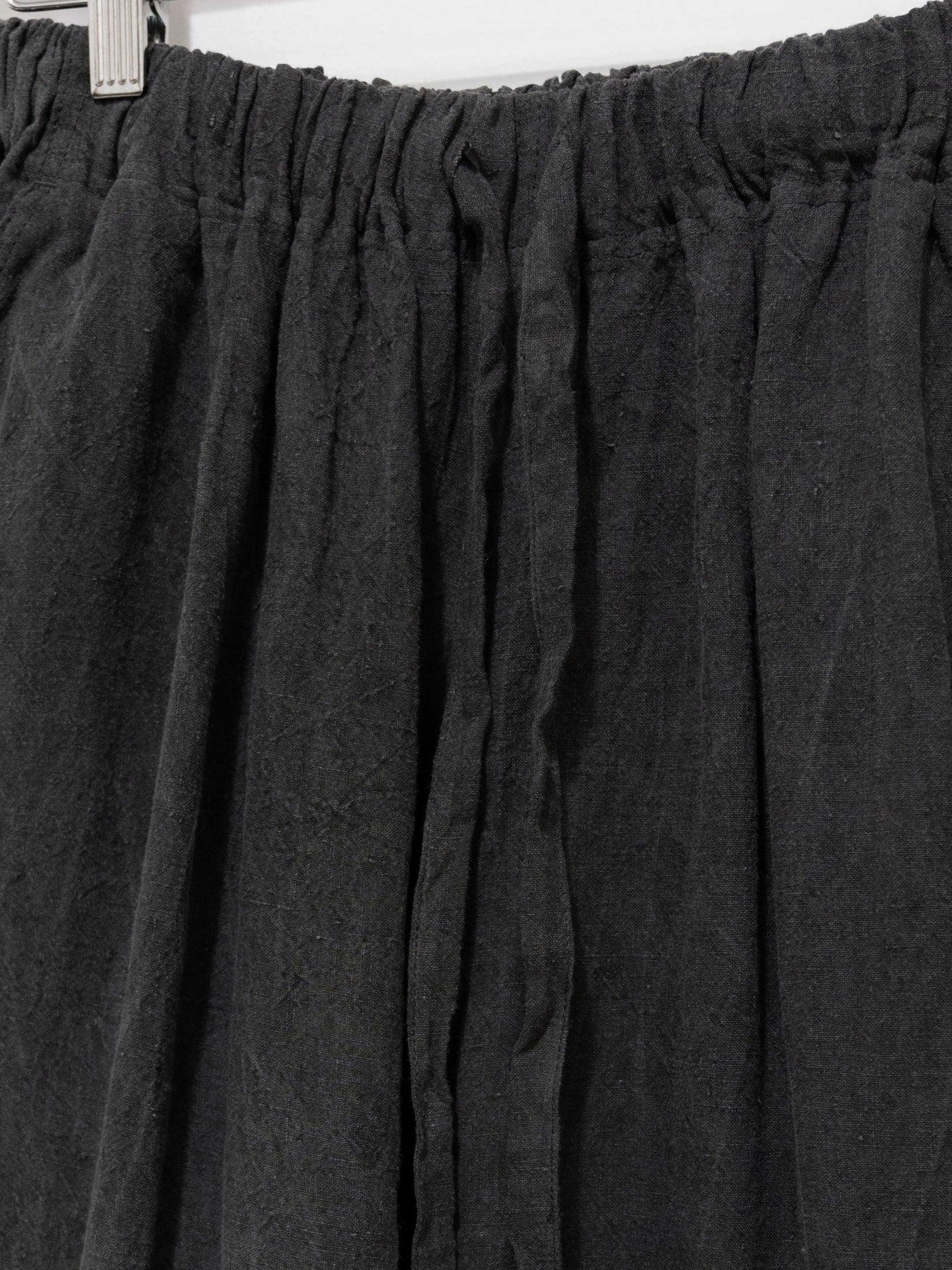 Namu Shop - Ichi Antiquites Linen Pants - SUMI Dark