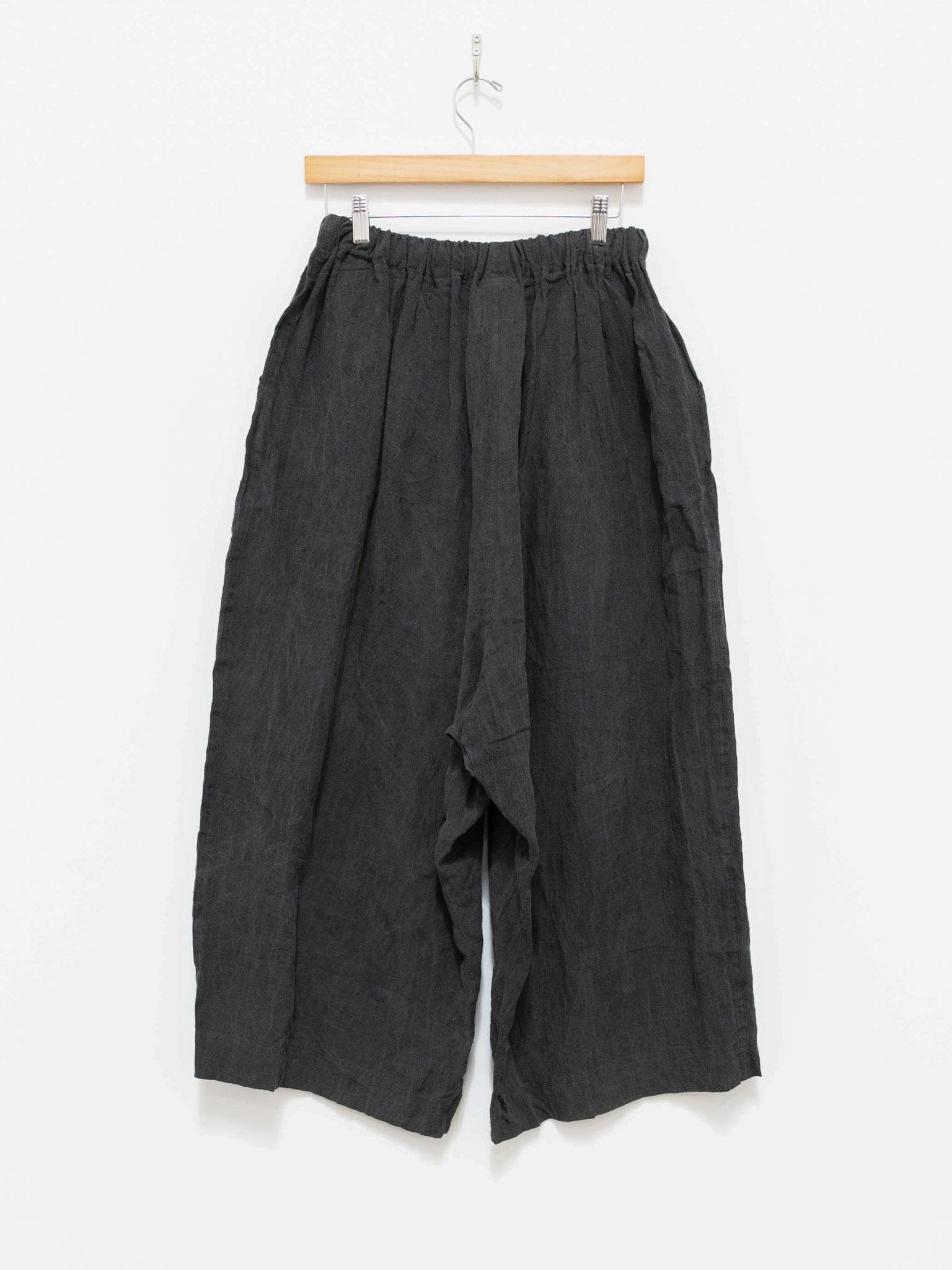 Namu Shop - Ichi Antiquites Linen Pants - SUMI Dark
