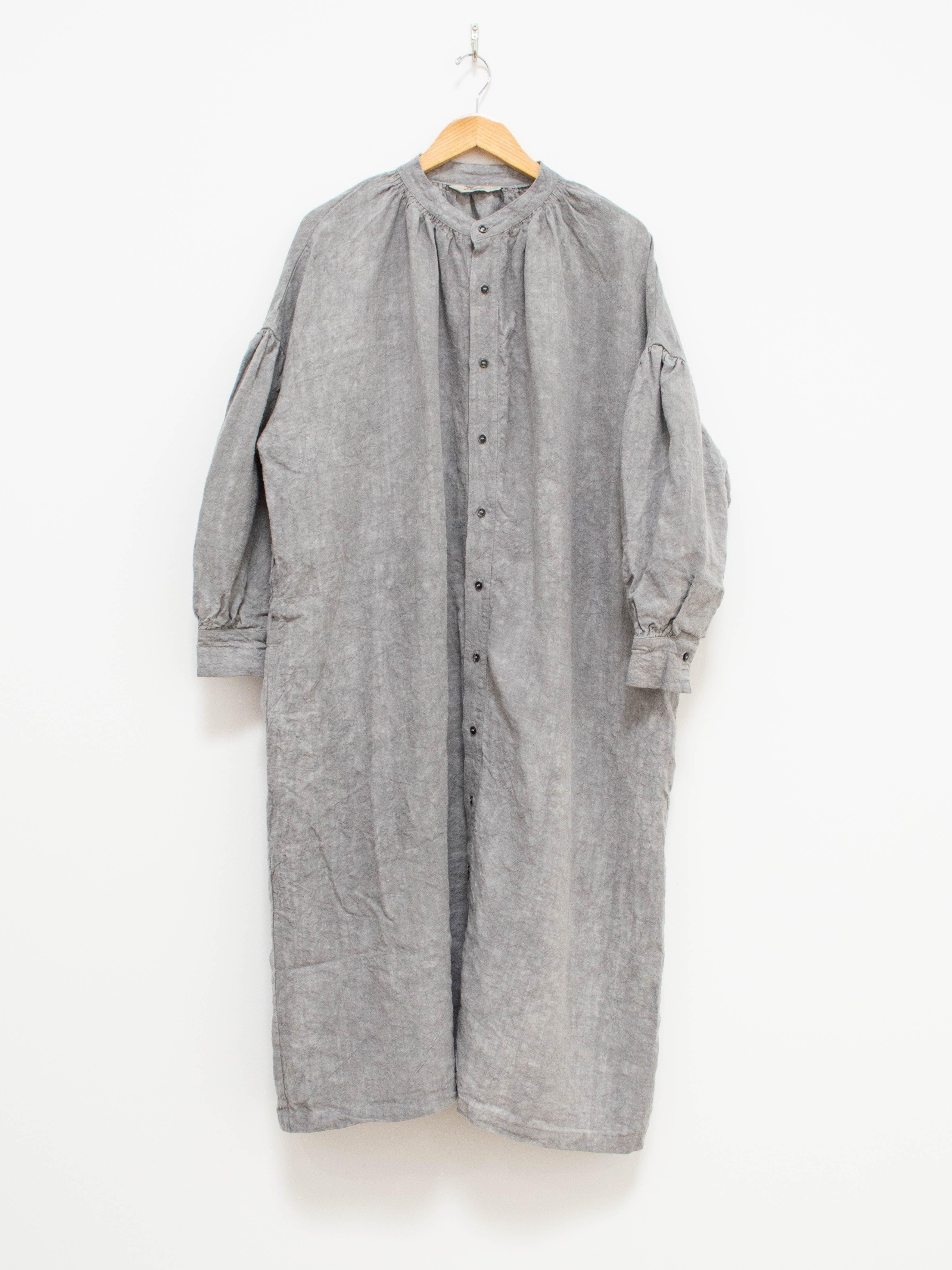 Namu Shop - Ichi Antiquites Linen Shirt Dress - SUMI Light