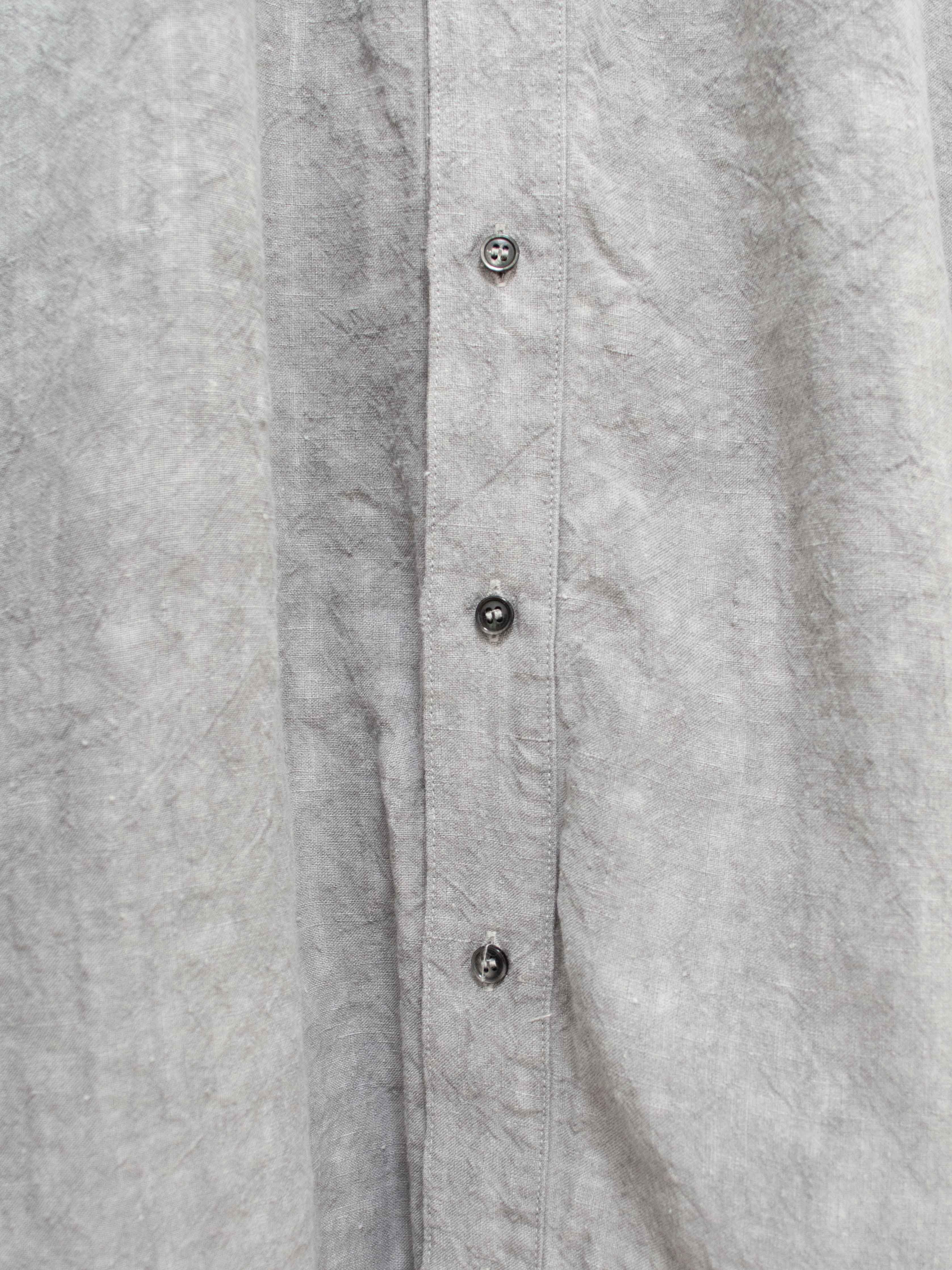Namu Shop - Ichi Antiquites Linen Shirt Dress - SUMI Light