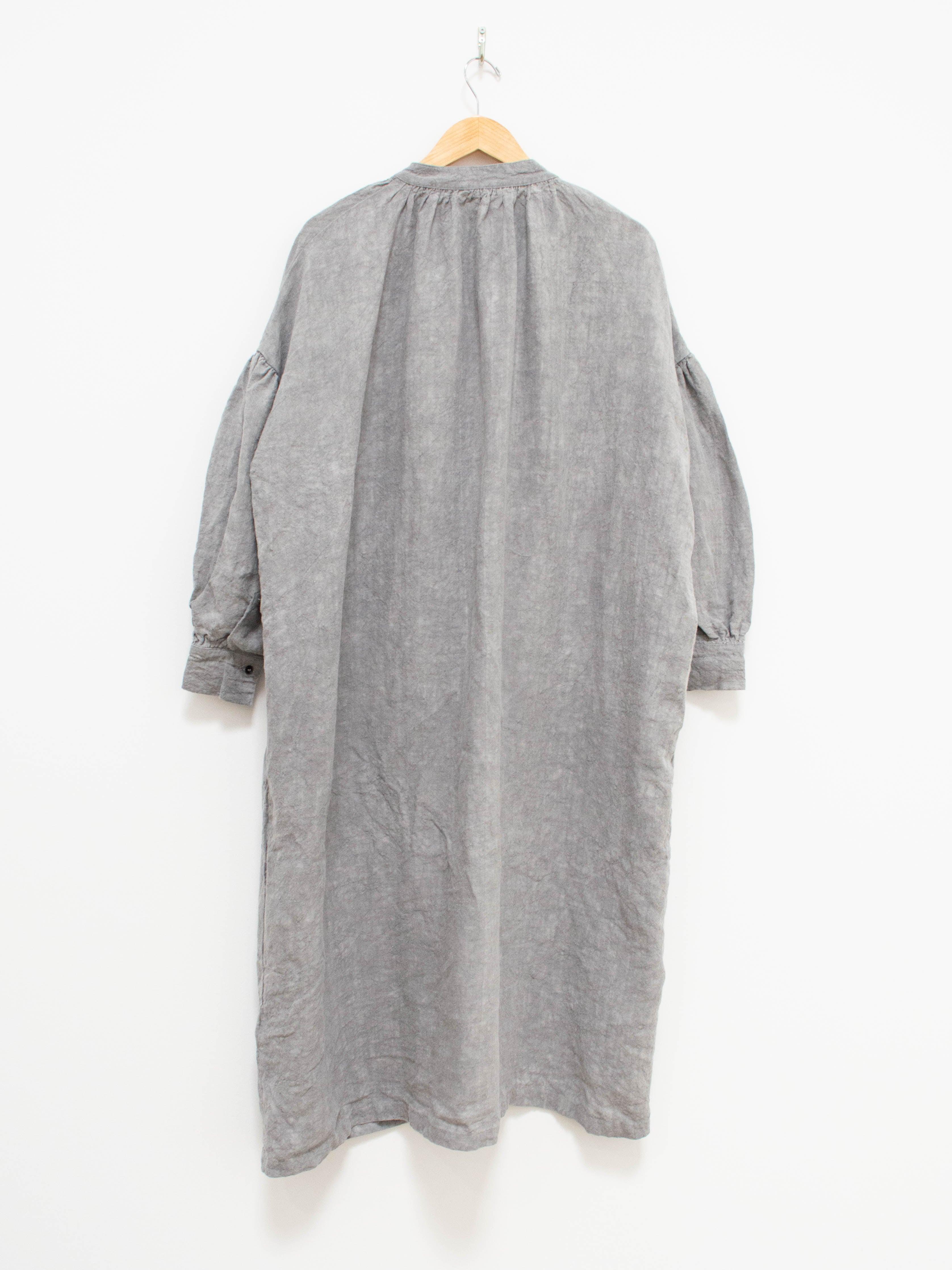Namu Shop - Ichi Antiquites Linen Shirt Dress - SUMI Light