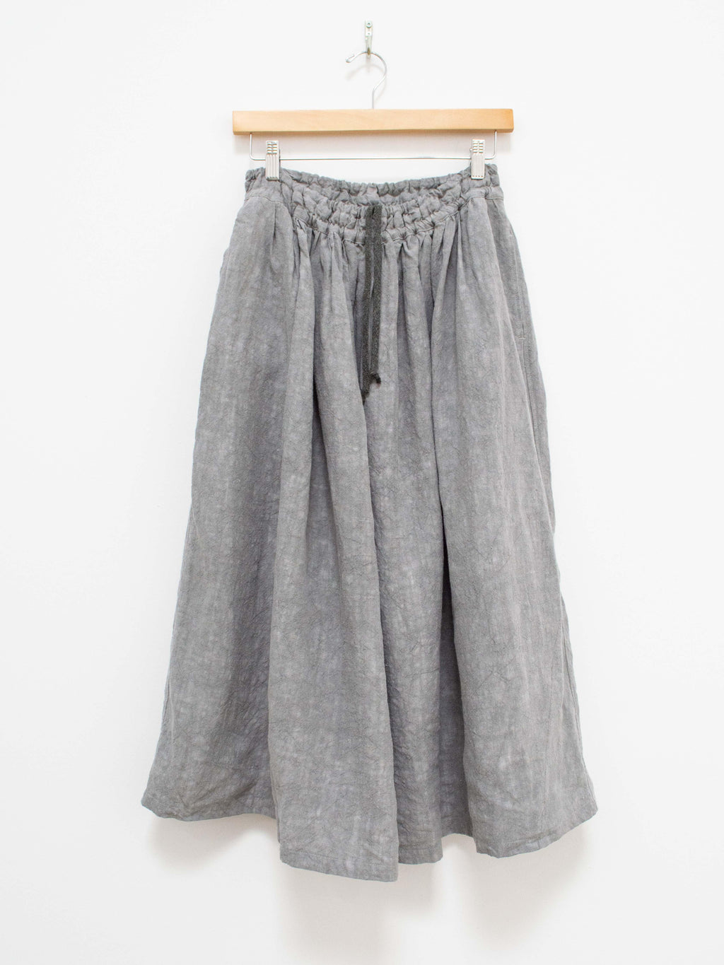Namu Shop - Ichi Antiquites Linen Skirt - SUMI Light