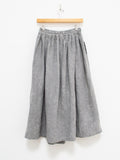 Namu Shop - Ichi Antiquites Linen Skirt - SUMI Light