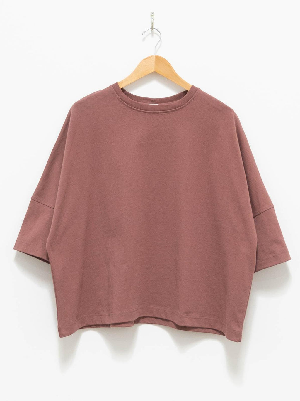 Namu Shop - Ichi Antiquites Relaxed Pullover Top - Mocha Red