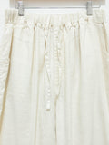 Namu Shop - Ichi Antiquites Silk / Linen Twill Pants - White