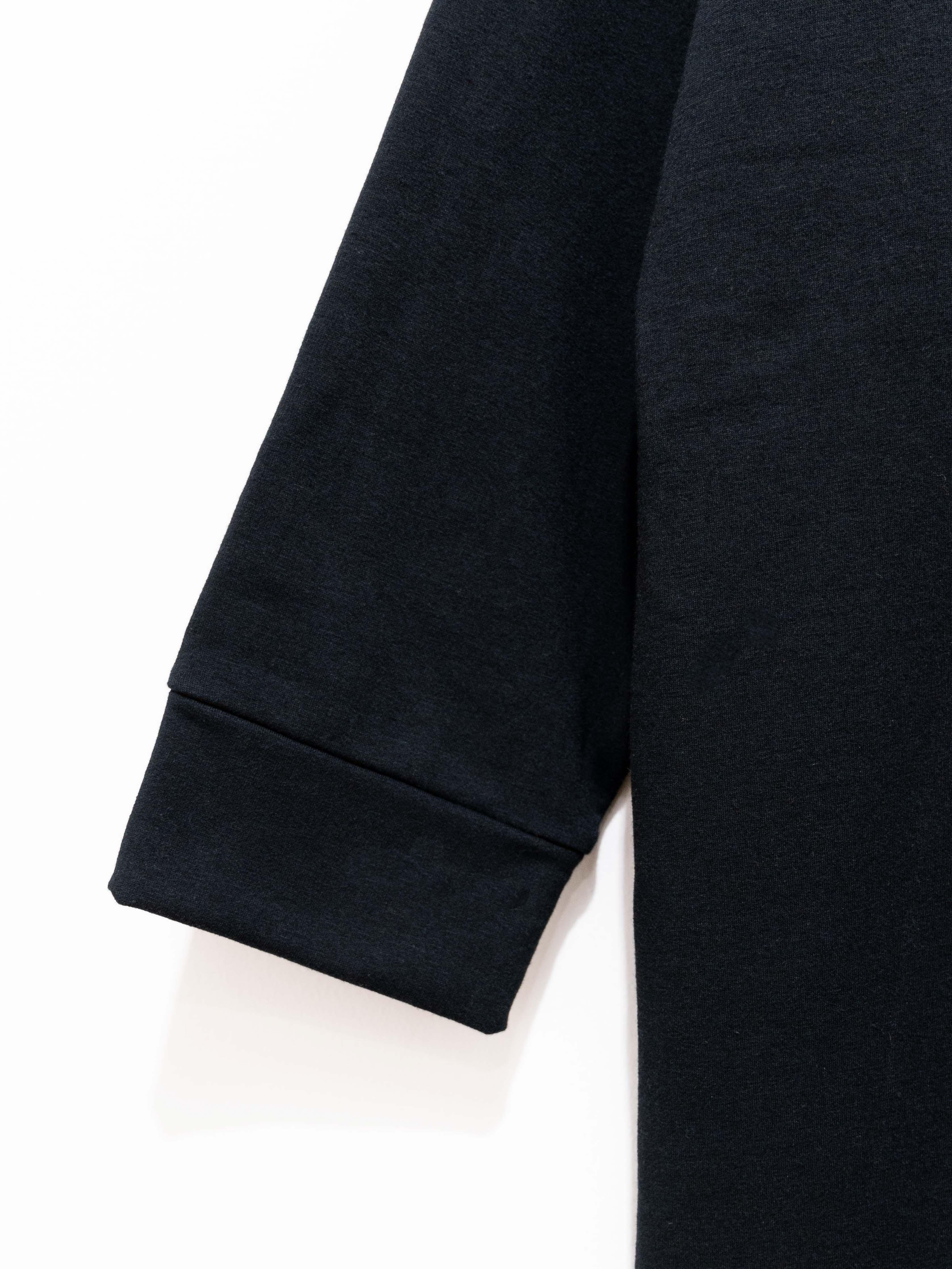 Namu Shop - Ichi Antiquites Sweatshirt Dress - Black