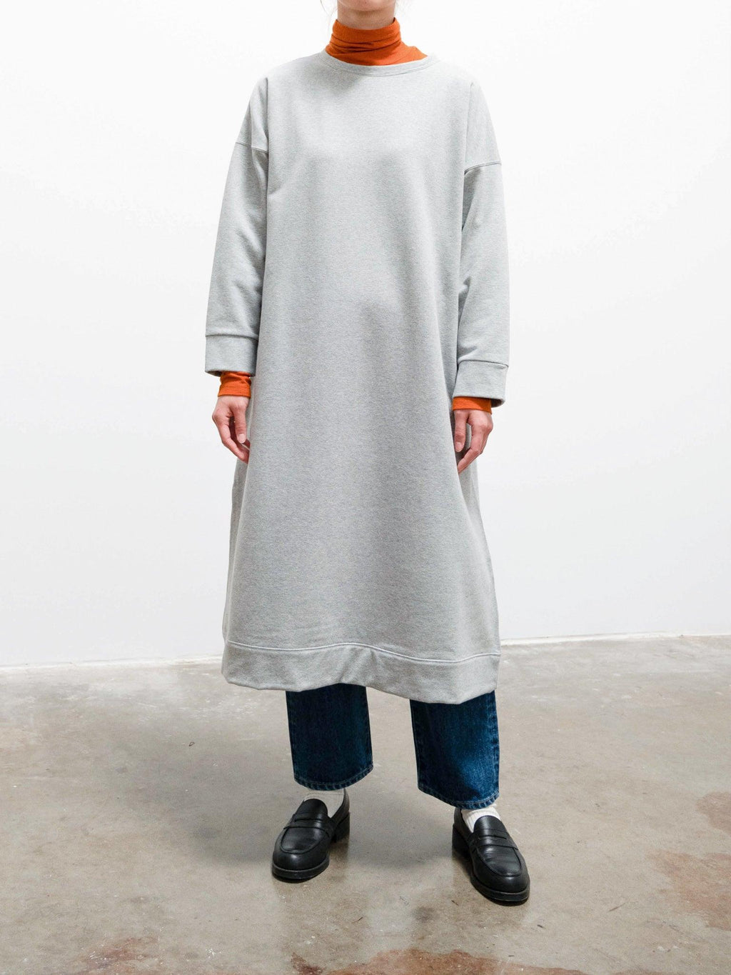 Namu Shop - Ichi Antiquites Sweatshirt Dress - Gray