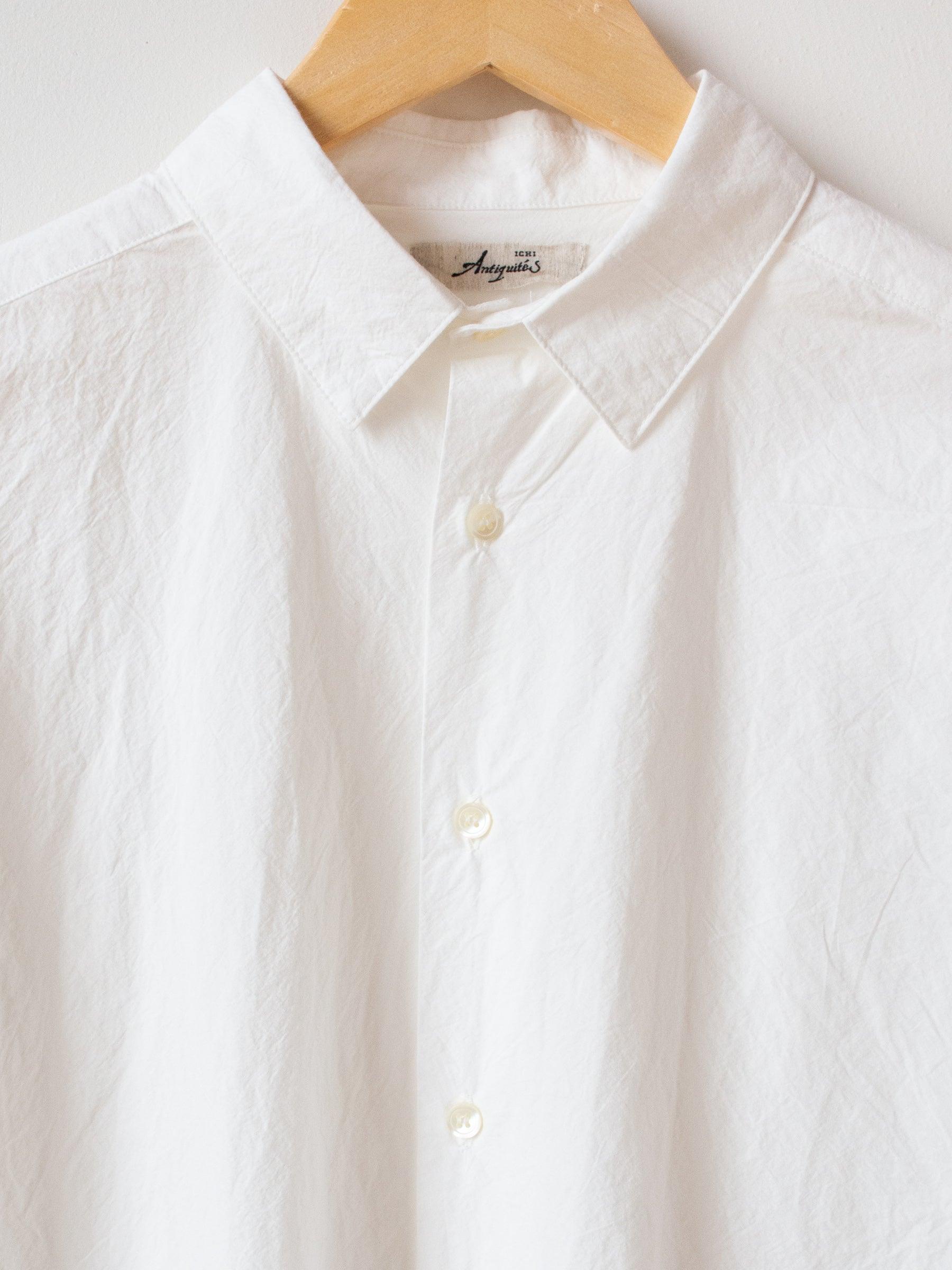 Namu Shop - Ichi Antiquites Typewriter Azumadaki Shirt - White
