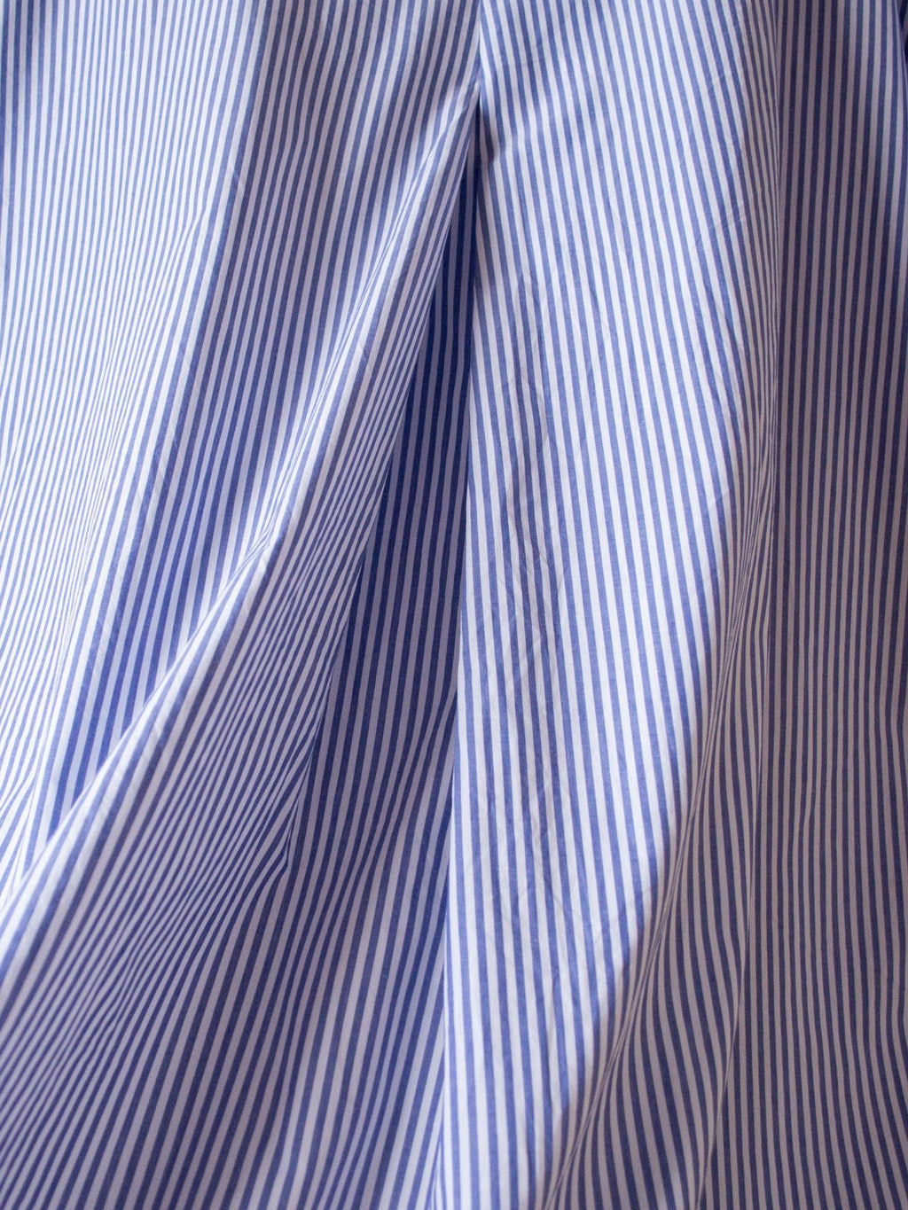 Namu Shop - Ichi Antiquites Typewriter Stripe Dress - White x Blue