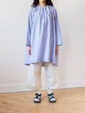 Namu Shop - Ichi Antiquites Typewriter Stripe Tunic - White x Blue