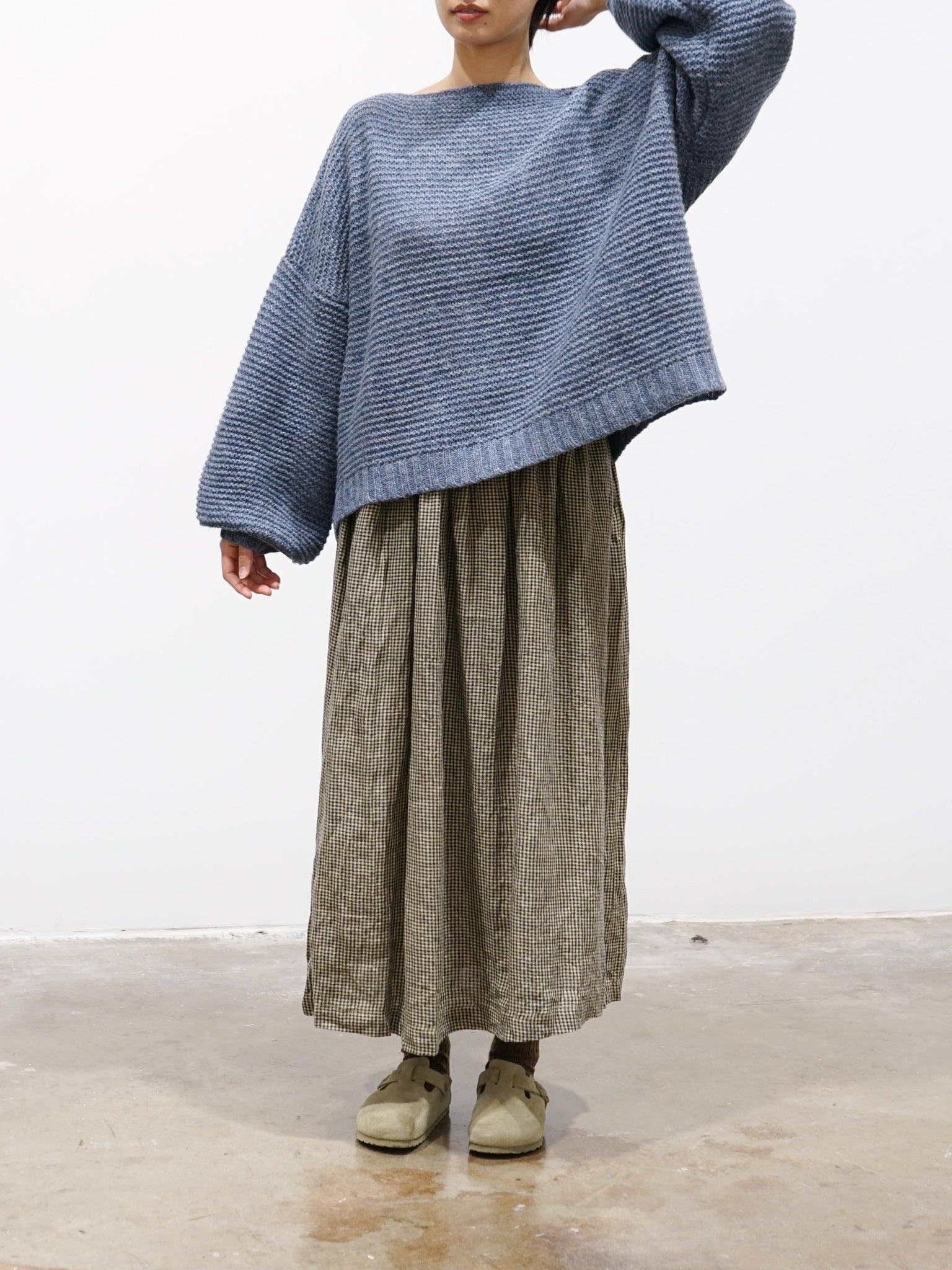 Namu Shop - Ichi Antiquites Wool Pullover - Blue