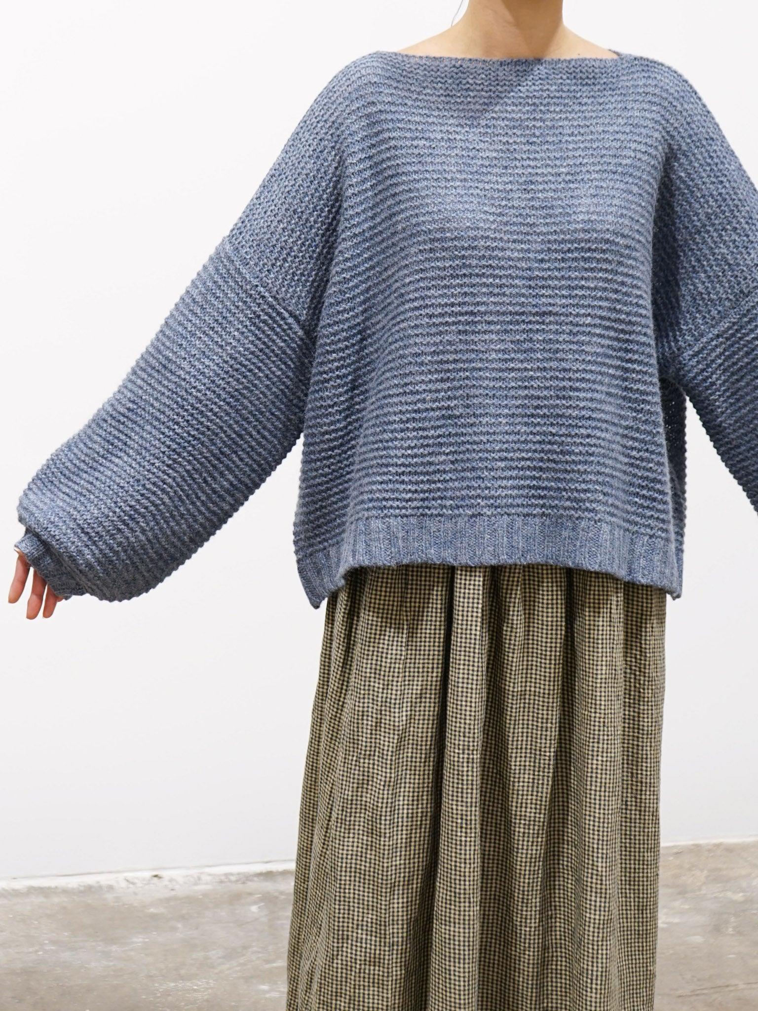 Namu Shop - Ichi Antiquites Wool Pullover - Blue