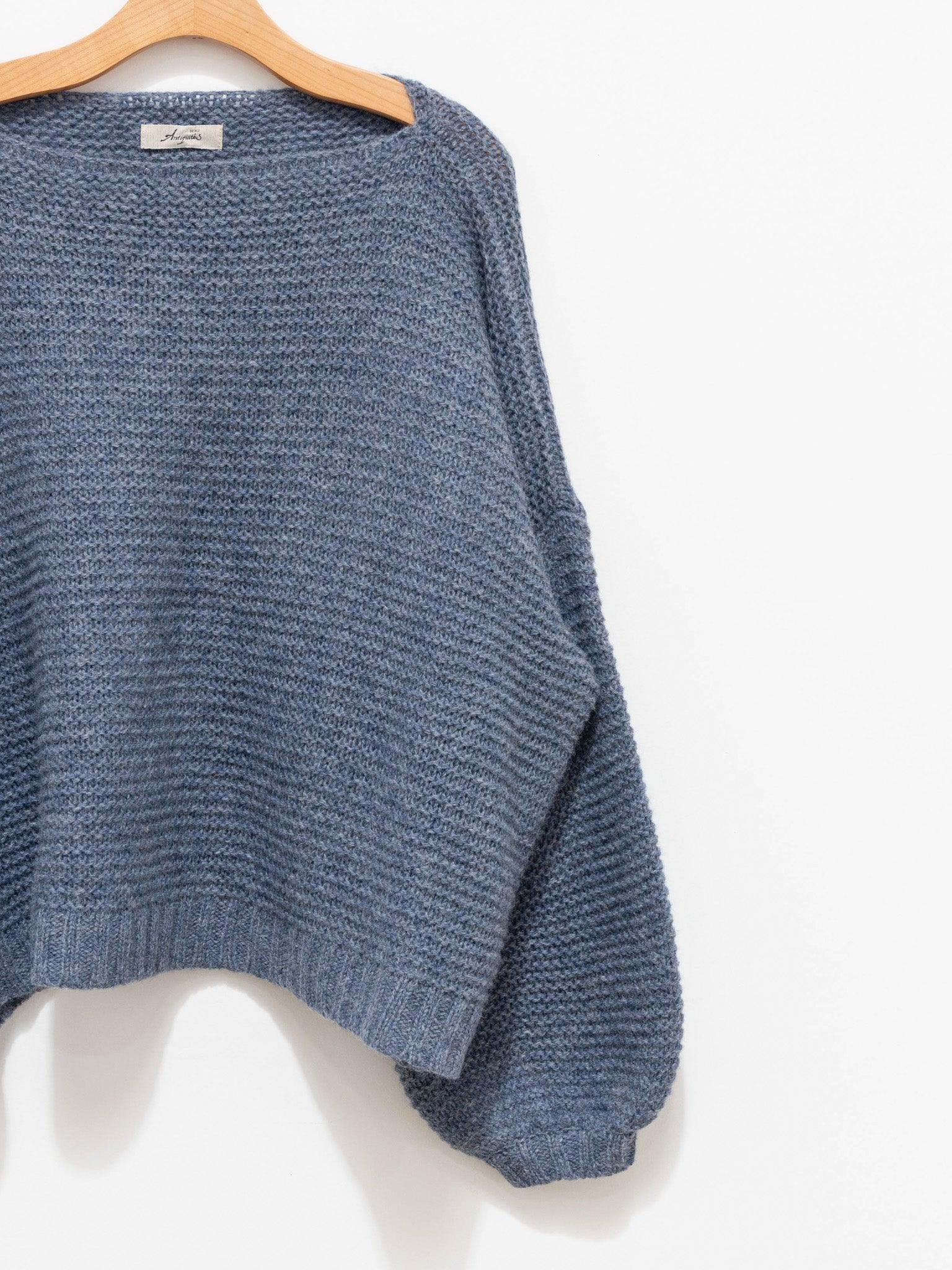 Namu Shop - Ichi Antiquites Wool Pullover - Blue