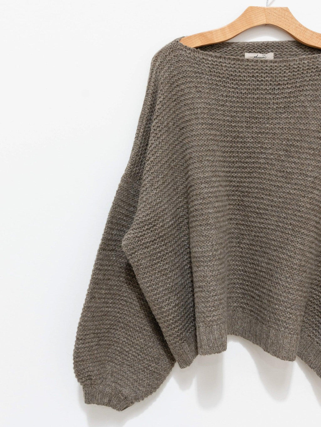 Namu Shop - Ichi Antiquites Wool Pullover - Mocha