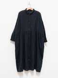 Namu Shop - Ichi Antiquites Wool Shirt Dress - Charcoal