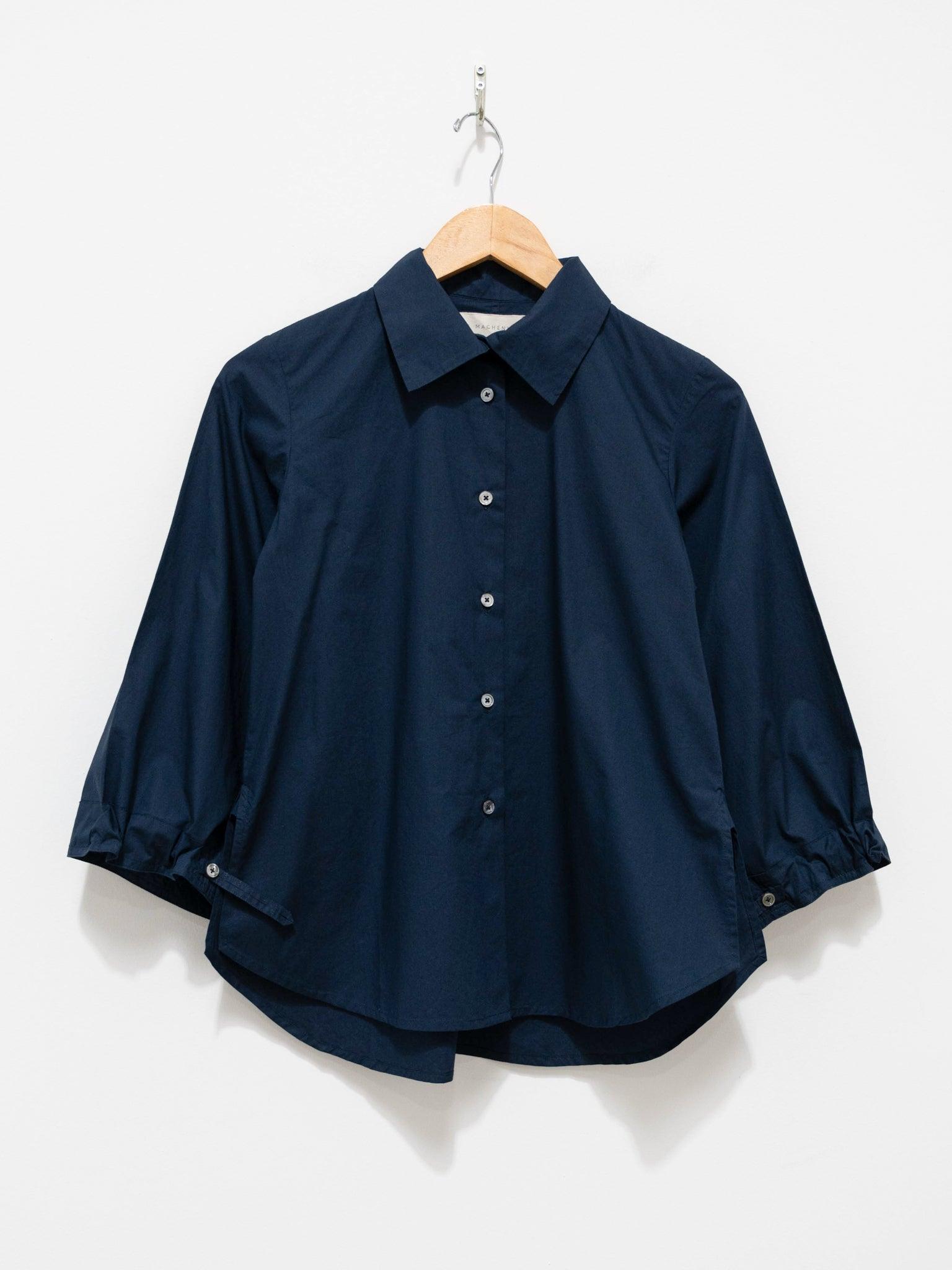 Namu Shop - Jan Machenhauer Caia Shirt - Indigo Cotton Poplin
