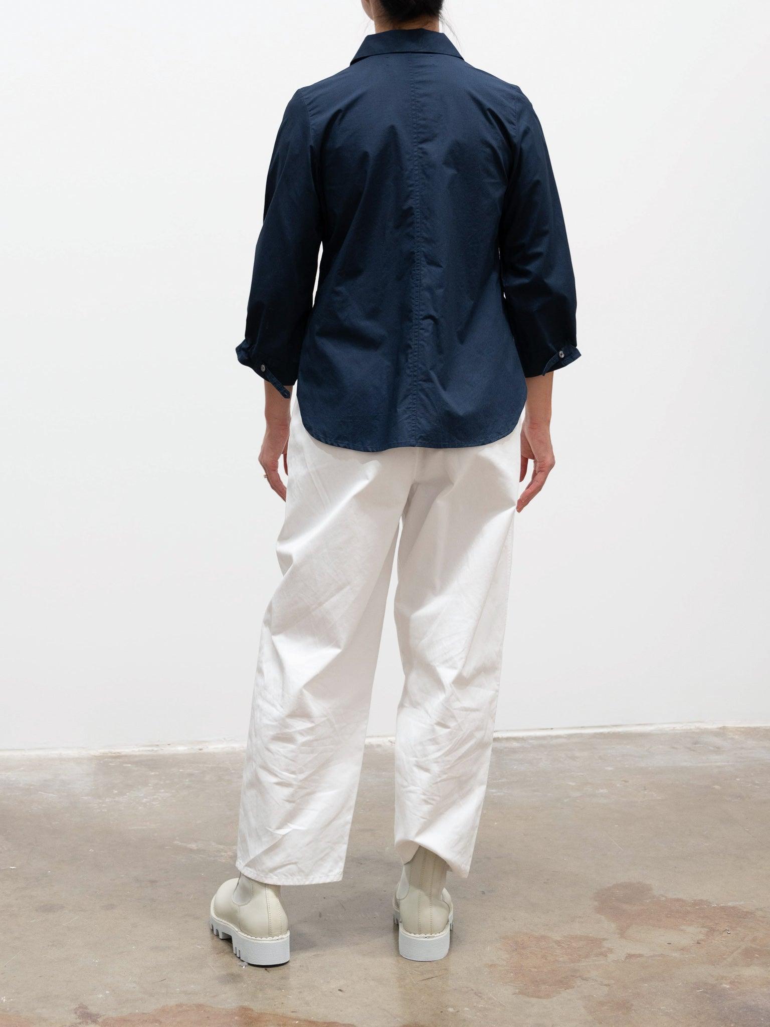 Namu Shop - Jan Machenhauer Caia Shirt - Indigo Cotton Poplin