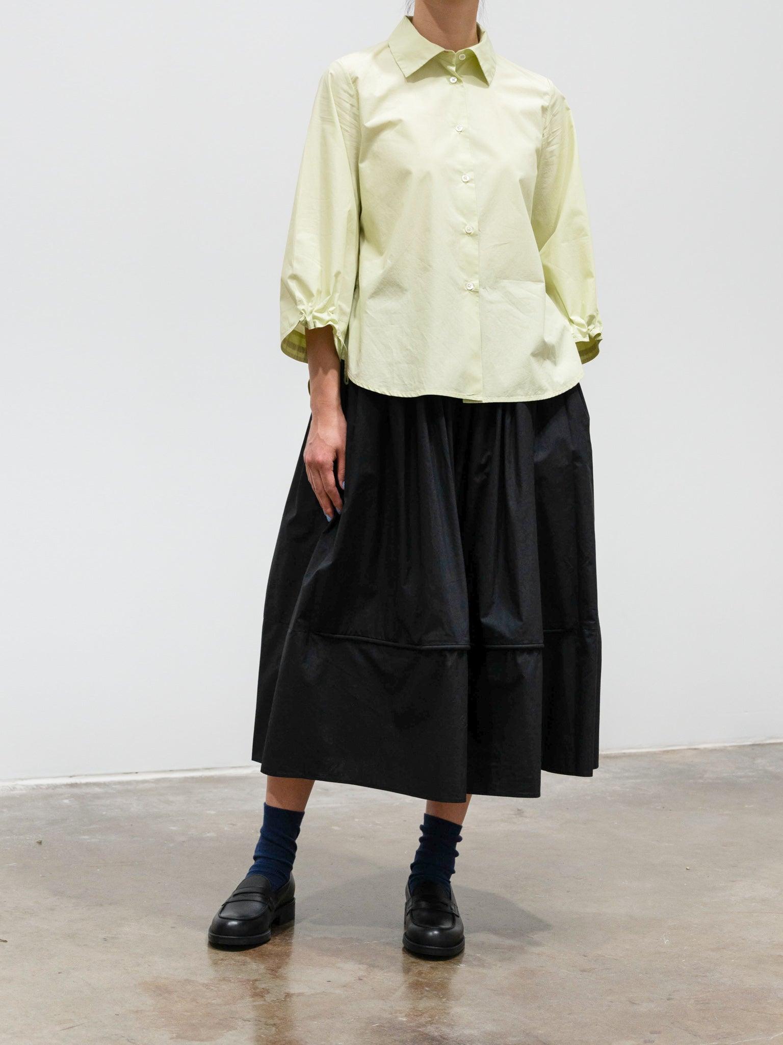 Namu Shop - Jan Machenhauer Caia Shirt - Spring Leaf Cotton Poplin
