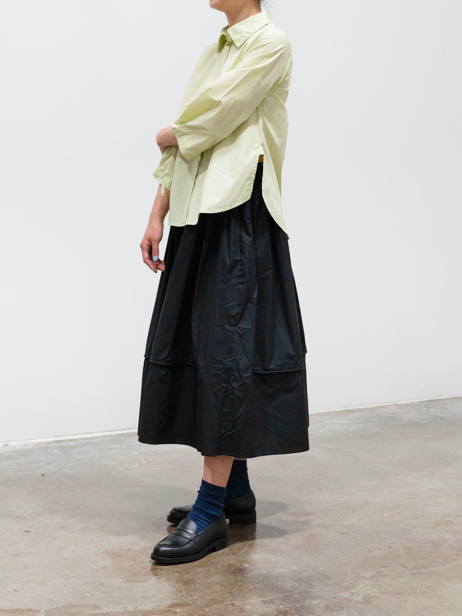 Namu Shop - Jan Machenhauer Caia Shirt - Spring Leaf Cotton Poplin