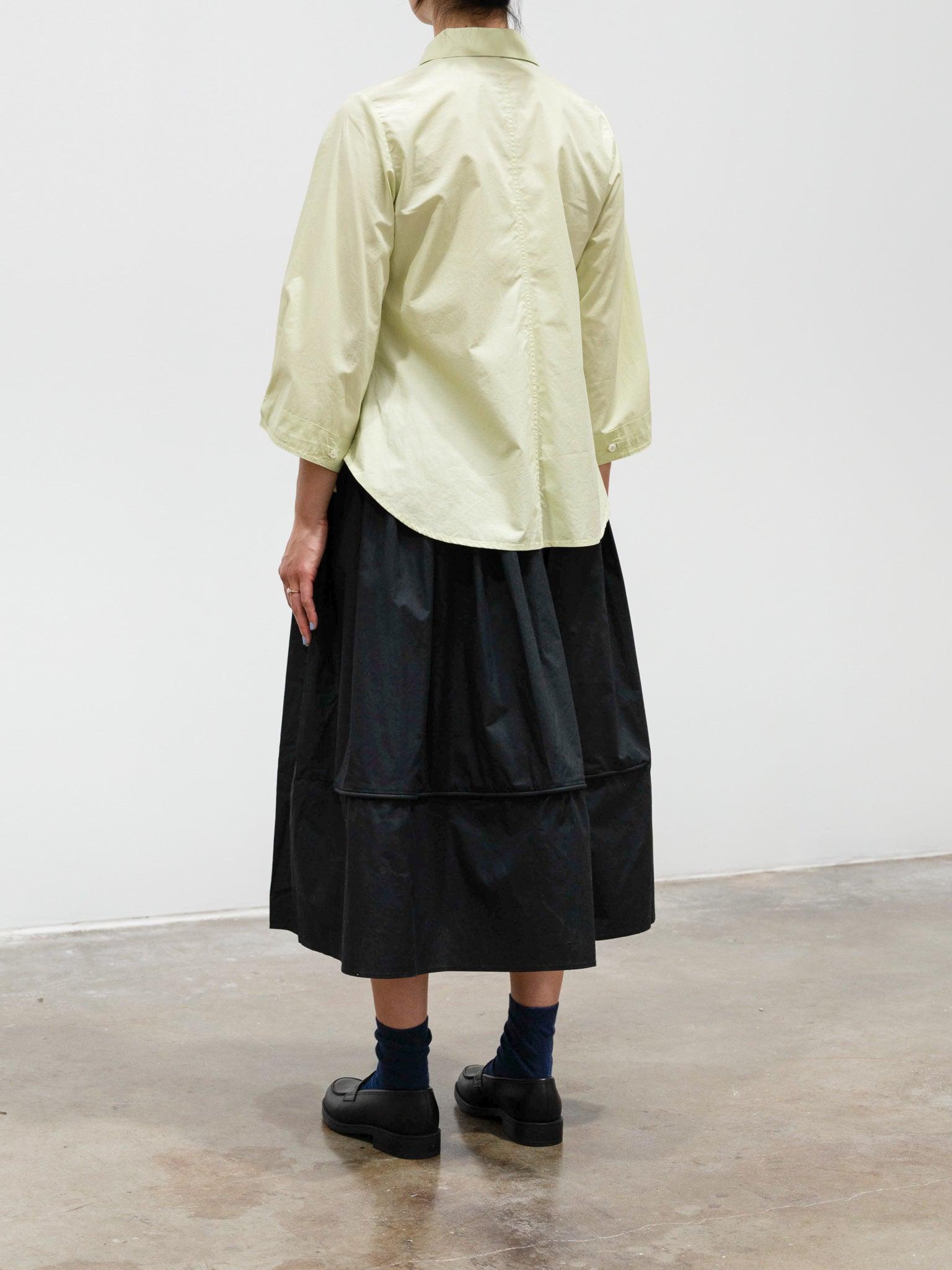 Namu Shop - Jan Machenhauer Caia Shirt - Spring Leaf Cotton Poplin