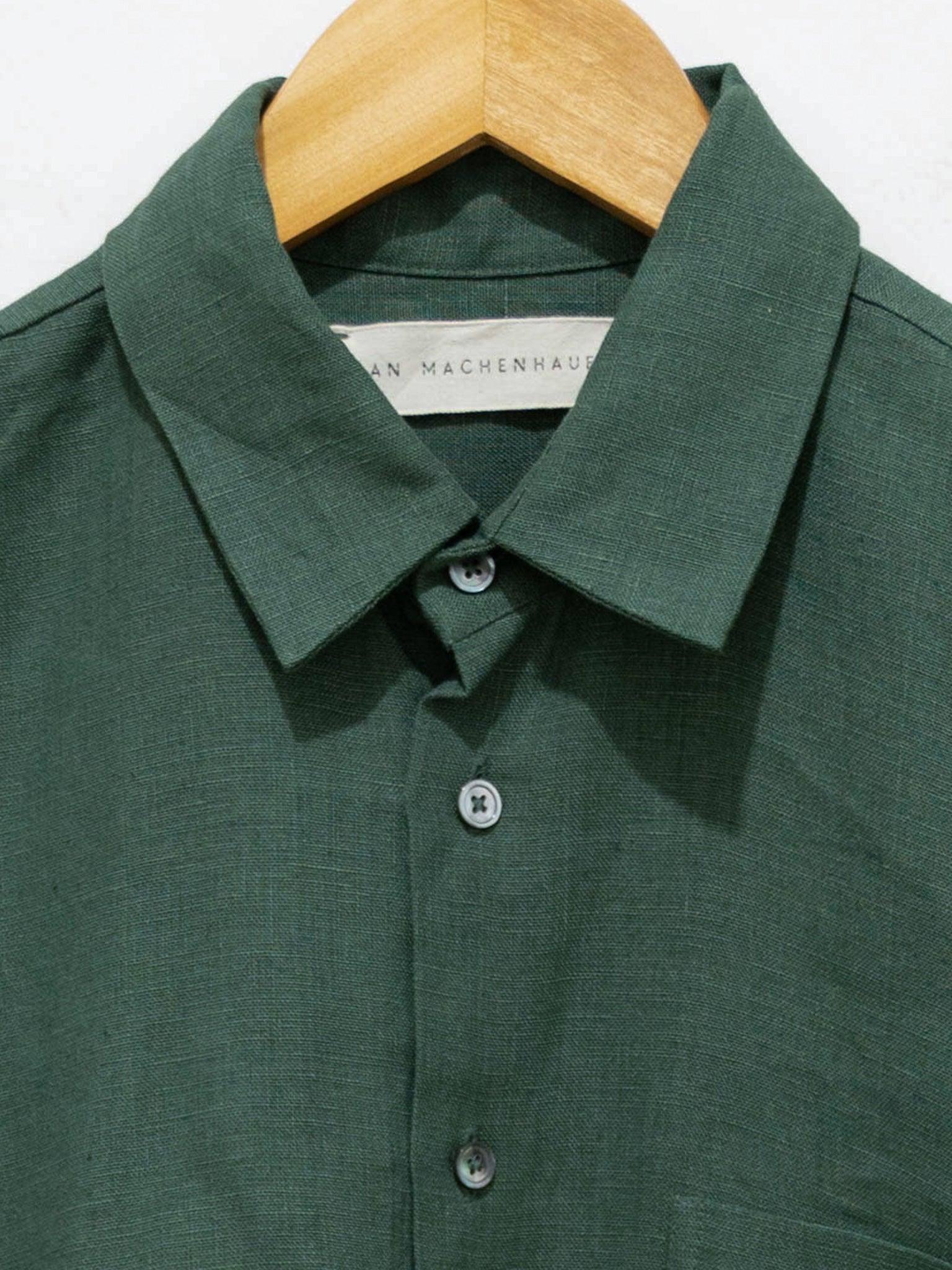 Namu Shop - Jan Machenhauer Chris Shirt - Forest Linen