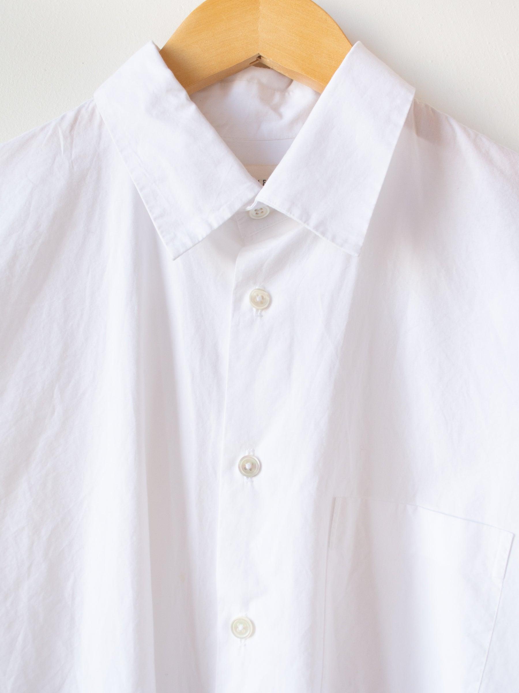Namu Shop - Jan Machenhauer Chris Shirt - White Cotton Poplin