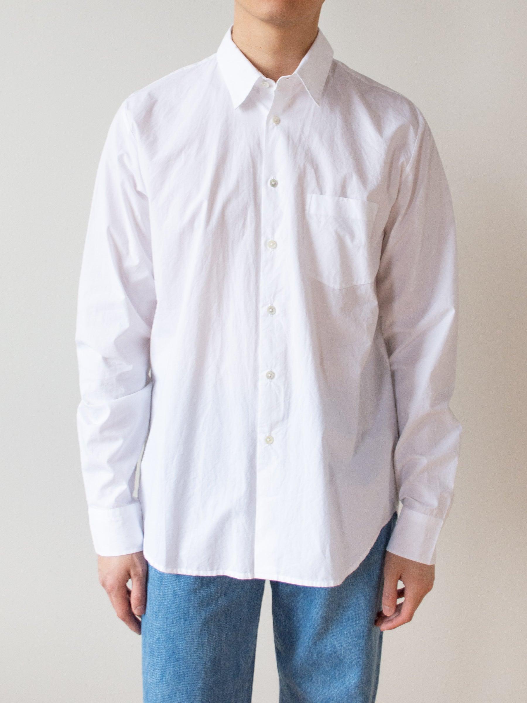 Namu Shop - Jan Machenhauer Chris Shirt - White Cotton Poplin
