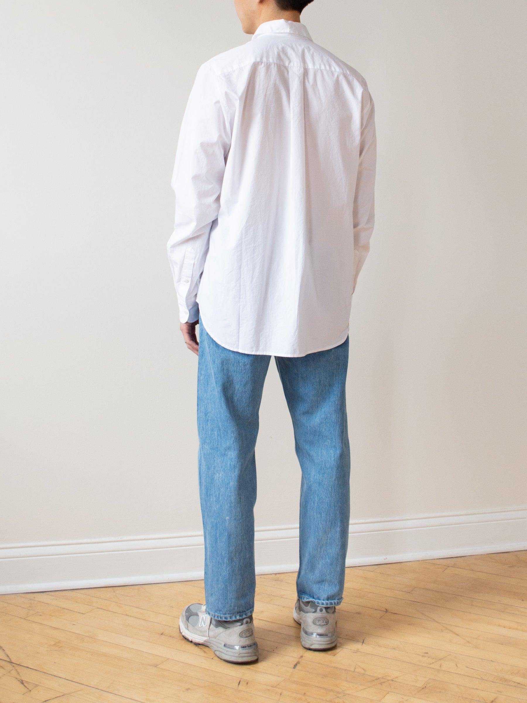 Namu Shop - Jan Machenhauer Chris Shirt - White Cotton Poplin