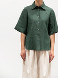 Namu Shop - Jan Machenhauer Clara Shirt - Forest Linen