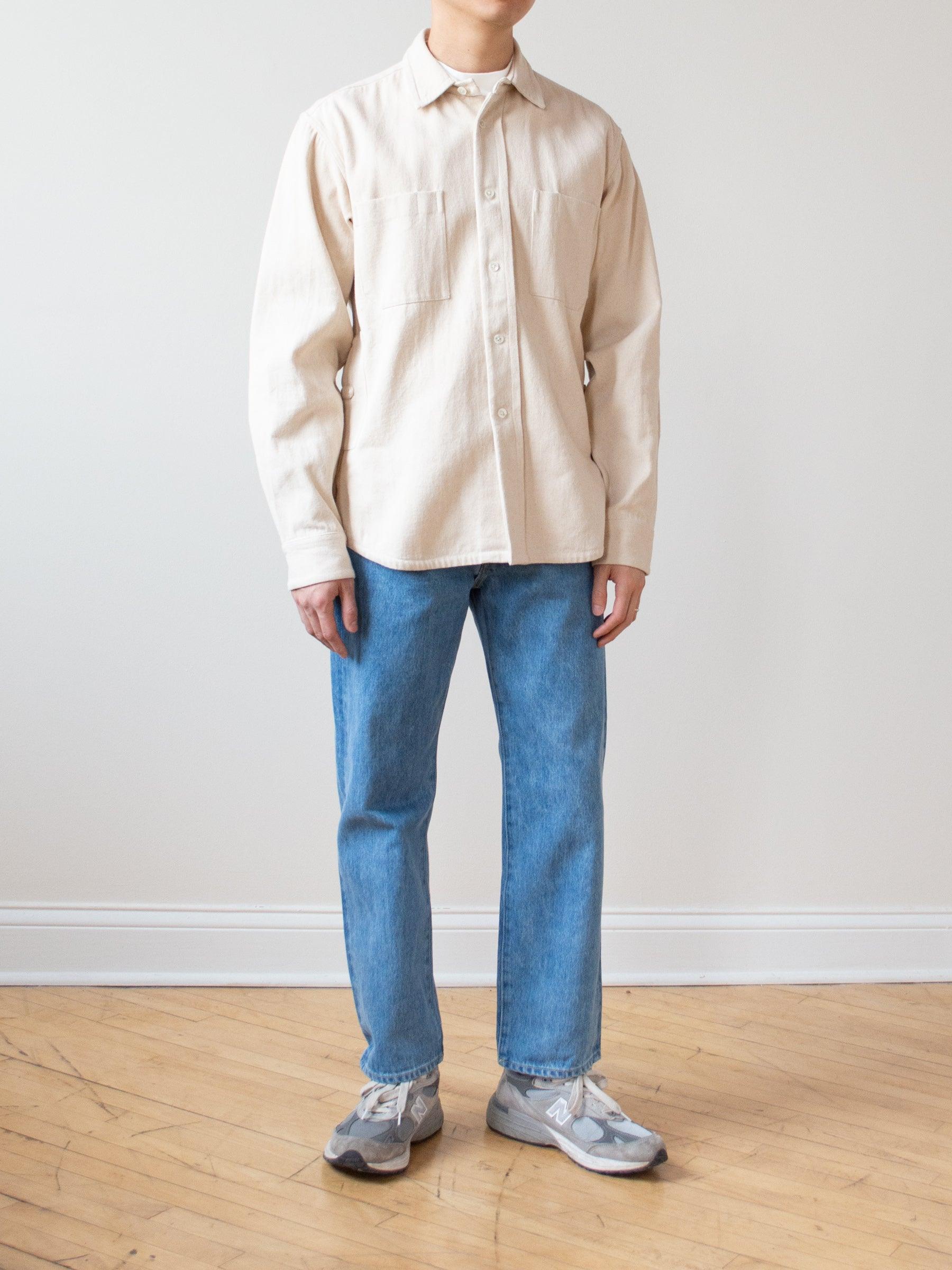 Namu Shop - Jan Machenhauer Coi Shirt - Natural Cotton Heavy Twill