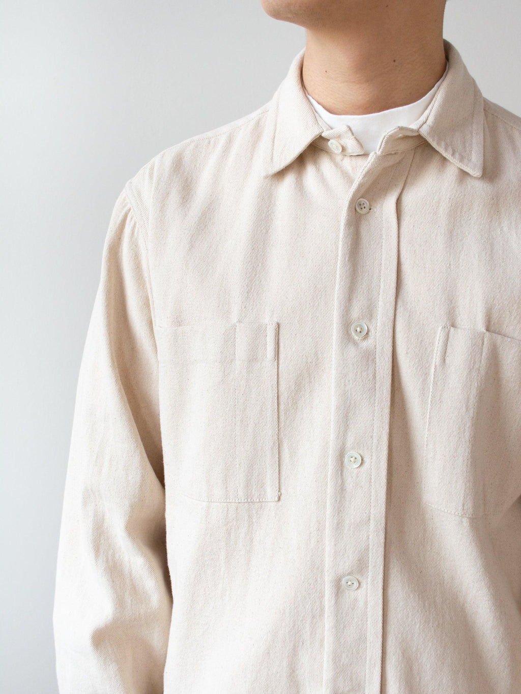 Namu Shop - Jan Machenhauer Coi Shirt - Natural Cotton Heavy Twill