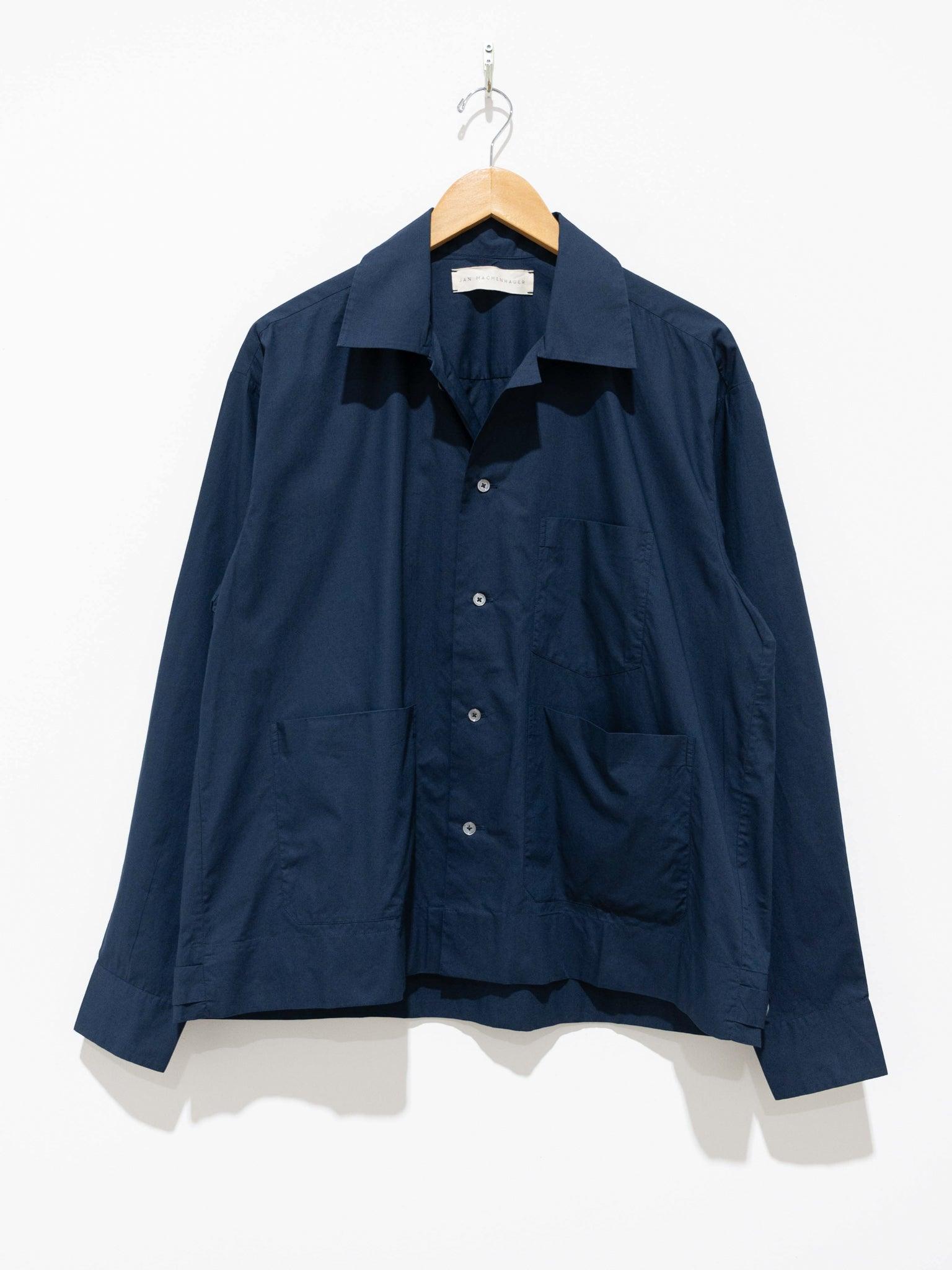 Frank Shirt - Indigo Cotton Poplin