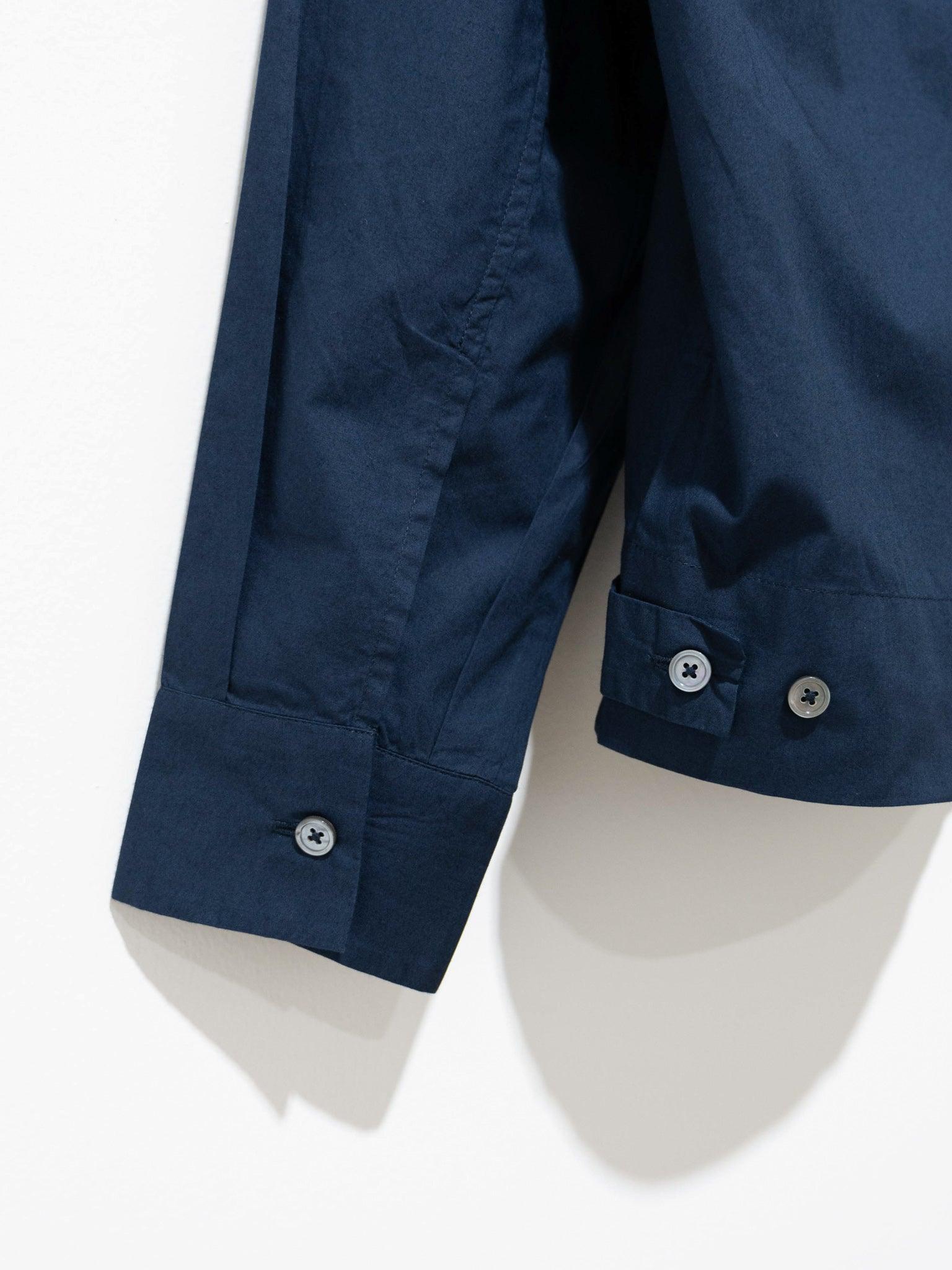 Namu Shop - Jan Machenhauer Frank Shirt - Indigo Cotton Poplin
