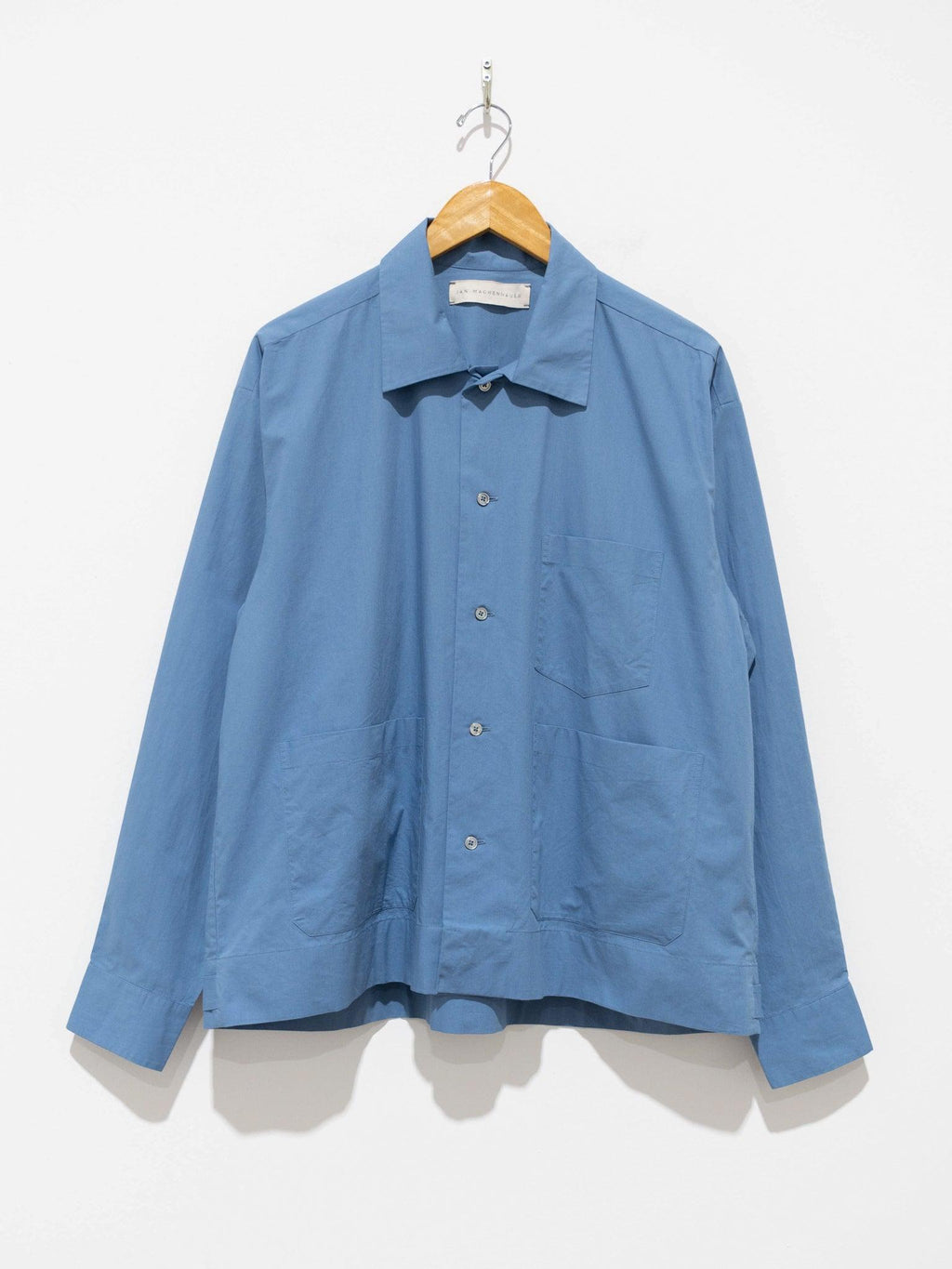 Namu Shop - Jan Machenhauer Frank Shirt - Stormy Cotton Poplin