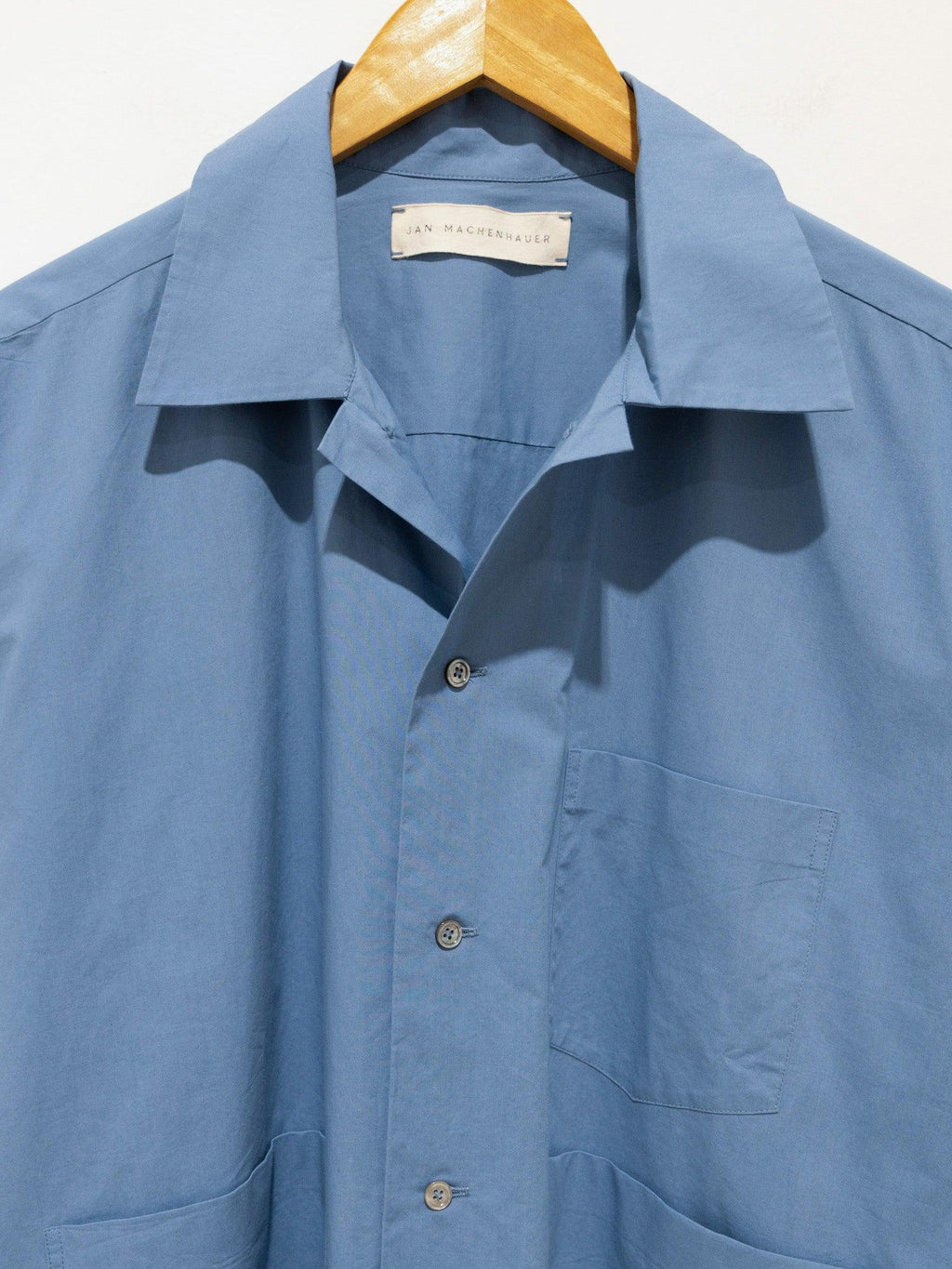 Namu Shop - Jan Machenhauer Frank Shirt - Stormy Cotton Poplin