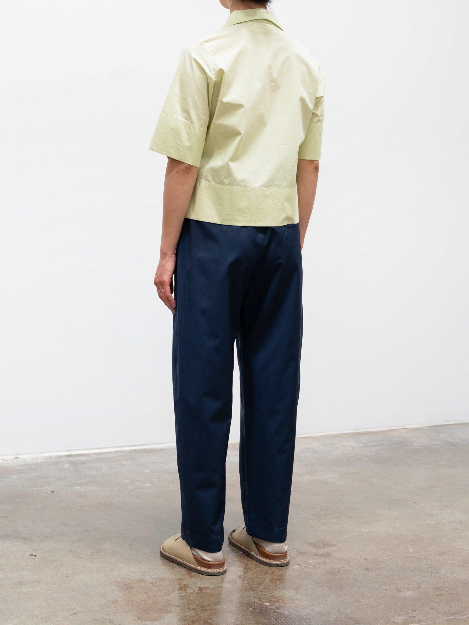 Namu Shop - Jan Machenhauer Ida Shirt - Spring Leaf Cotton Poplin