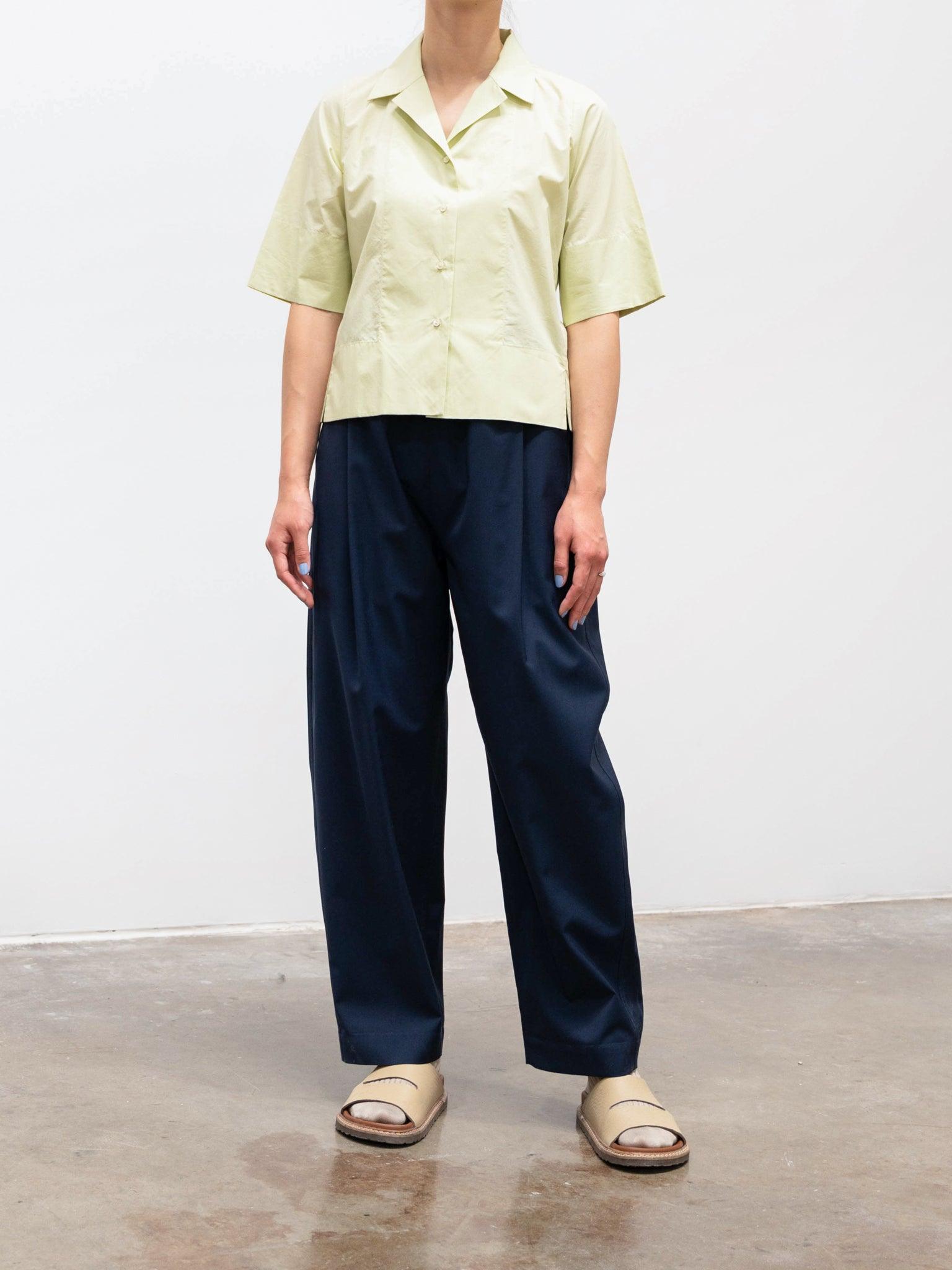 Namu Shop - Jan Machenhauer Ida Shirt - Spring Leaf Cotton Poplin