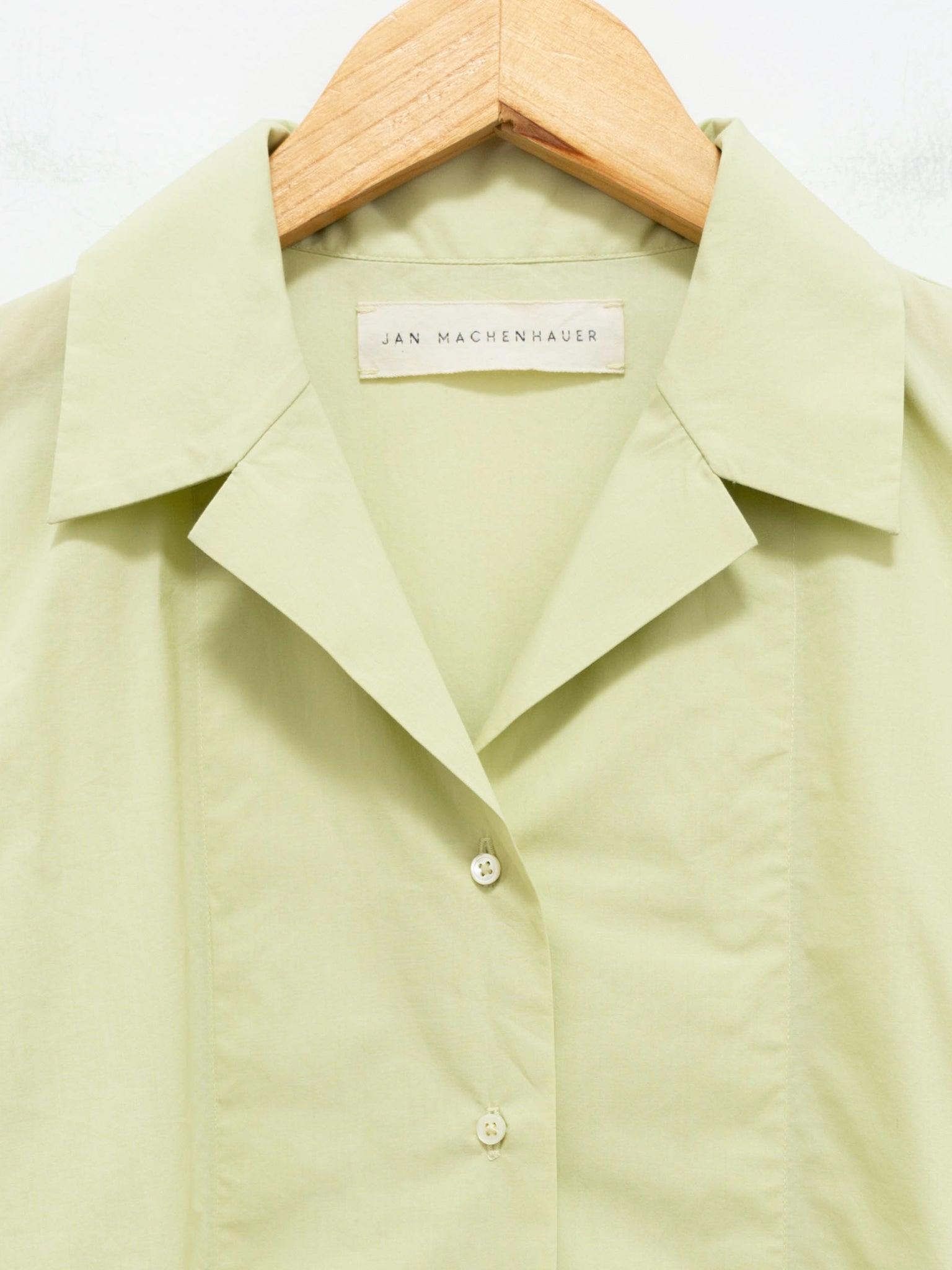 Namu Shop - Jan Machenhauer Ida Shirt - Spring Leaf Cotton Poplin