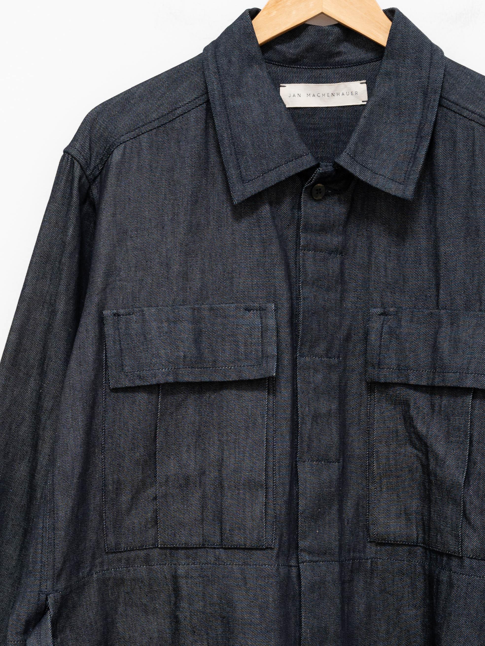 Namu Shop - Jan Machenhauer Jay Shirt Jacket - Denim Blue