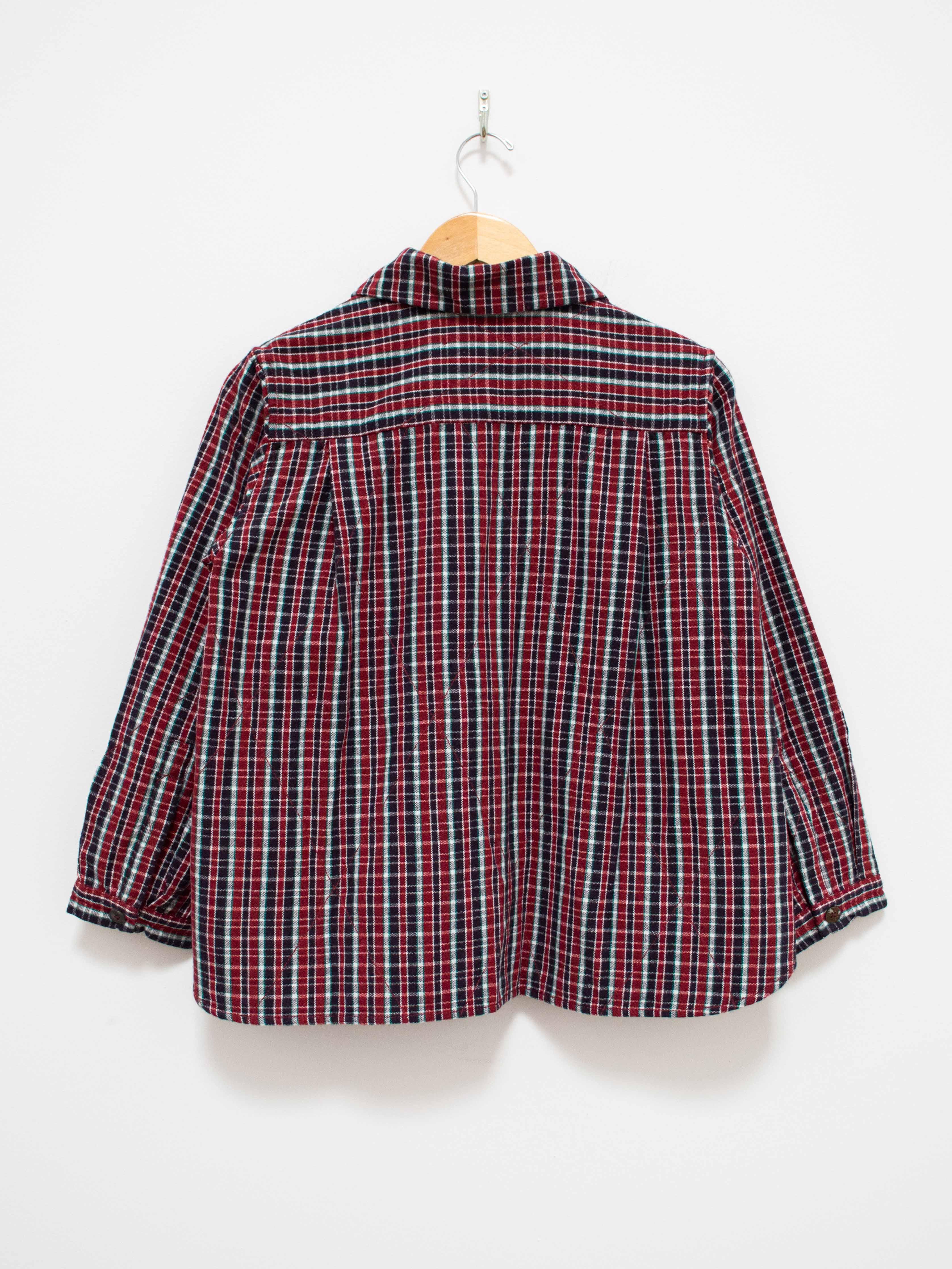 Namu Shop - Jan Machenhauer Kika Shirt Jacket - Quilted Red Blue