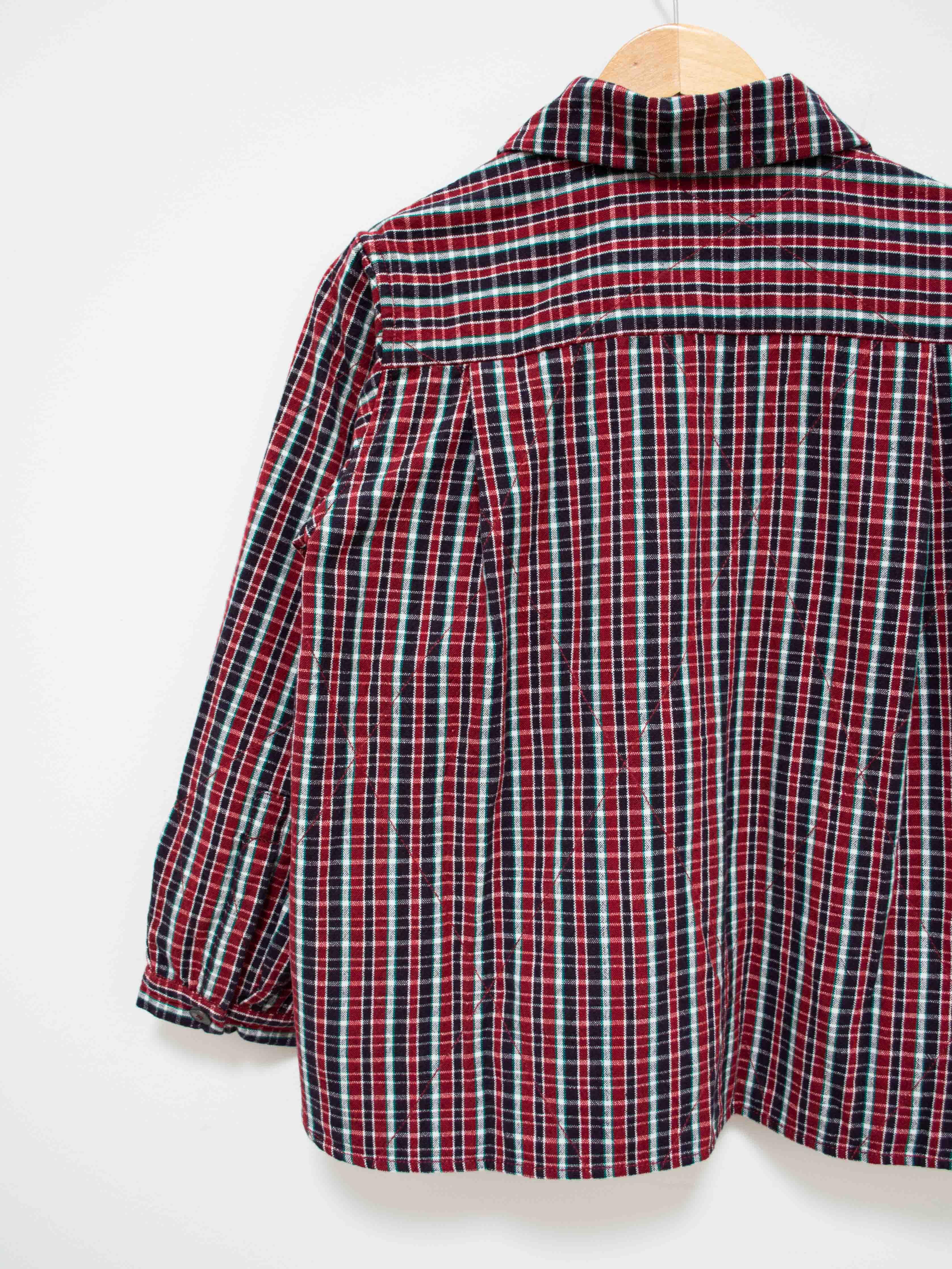 Namu Shop - Jan Machenhauer Kika Shirt Jacket - Quilted Red Blue